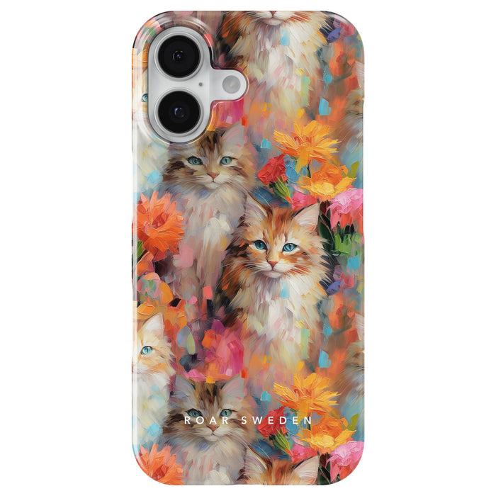 Kitty Slim mobilskal – Flower Kitty