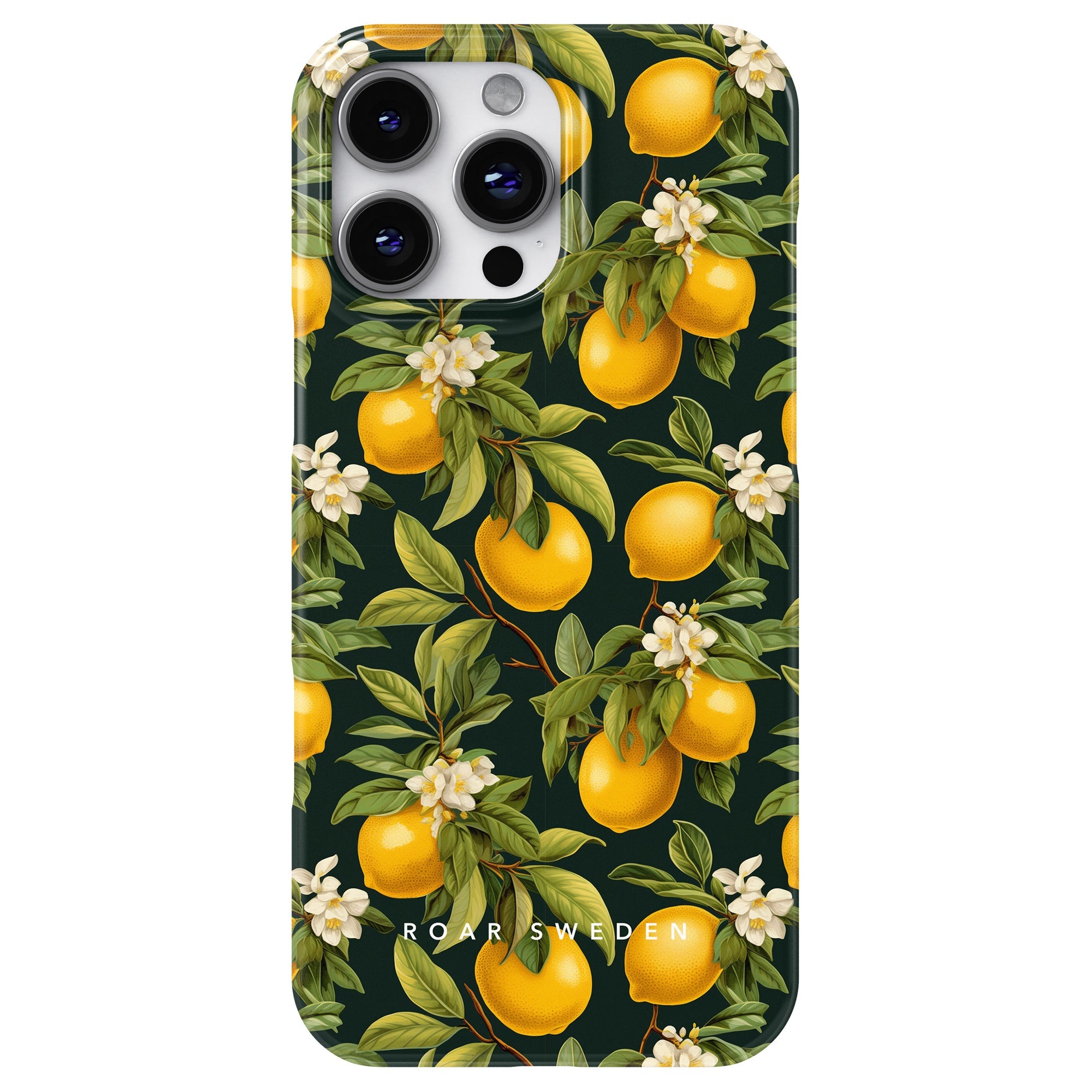 Slim mobilskal – Flowery Lemon