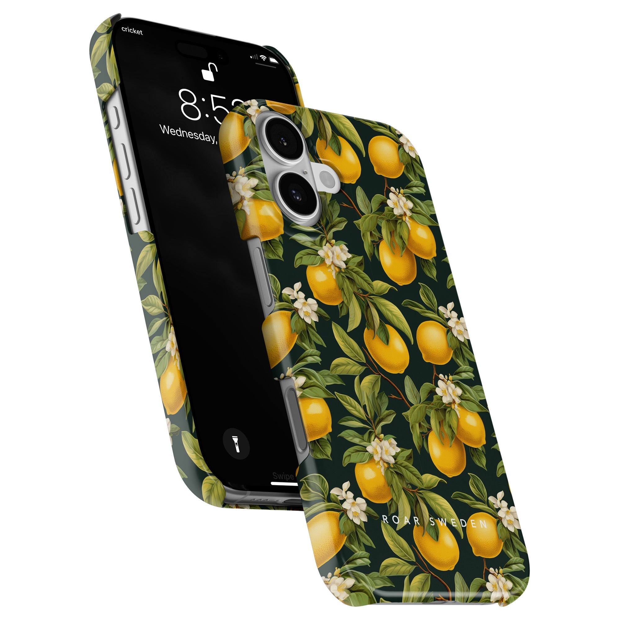 Slim mobilskal – Flowery Lemon