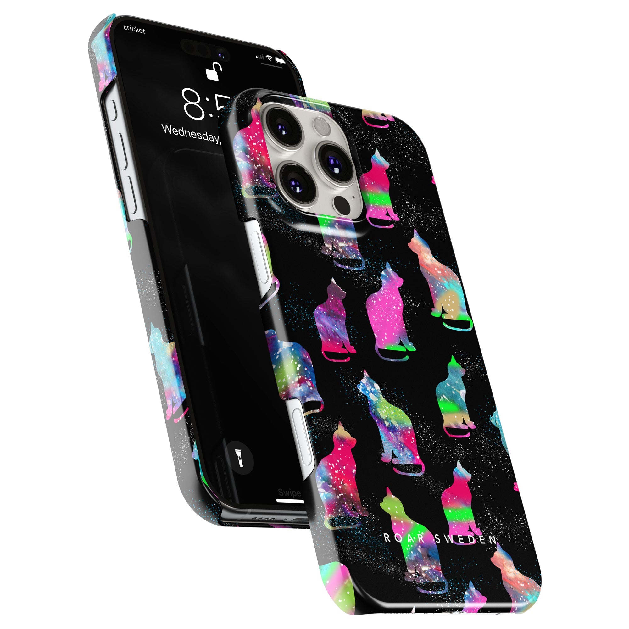 Slim mobilskal – Galaxy Cat