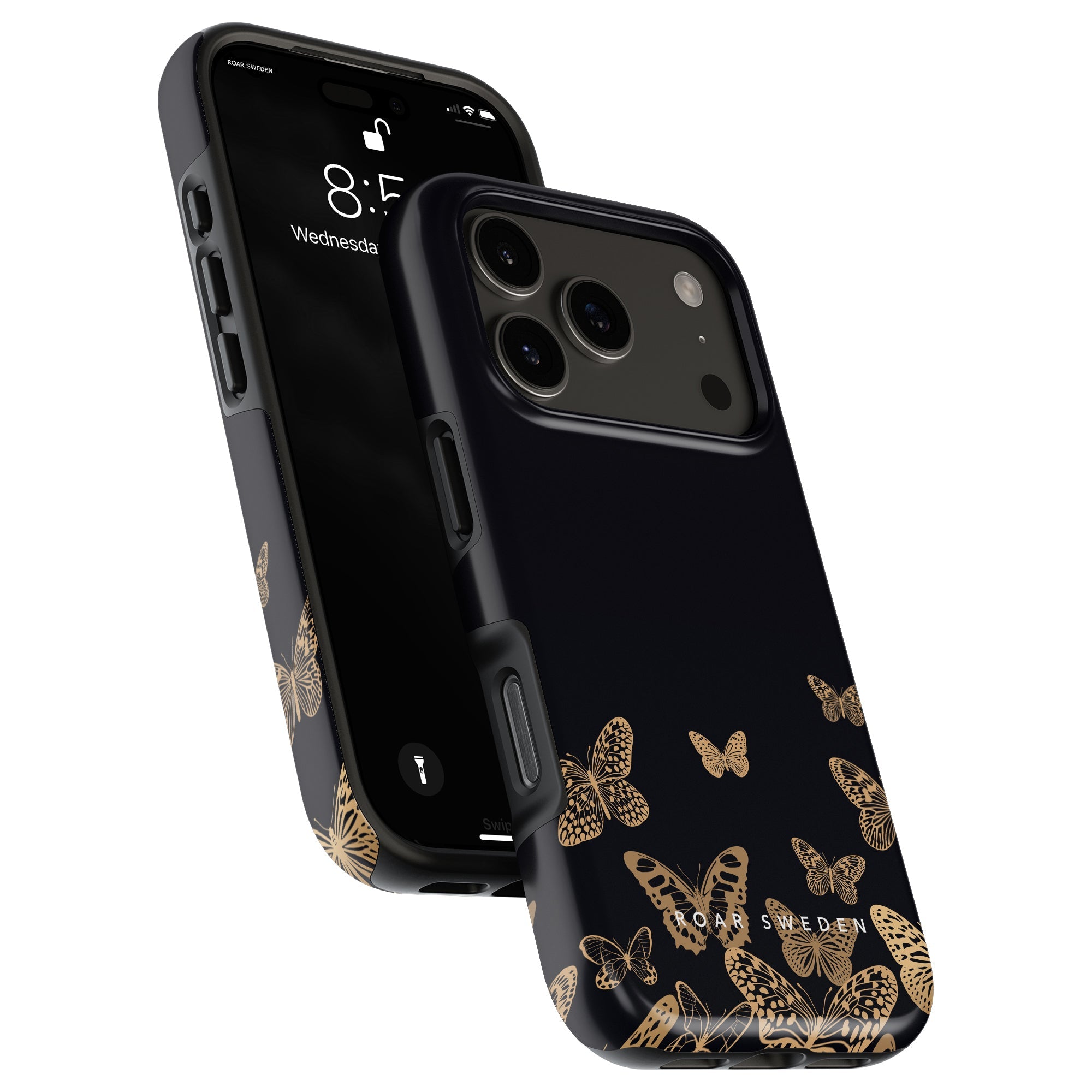 MagSafe mobilskal – Golden Butterflies