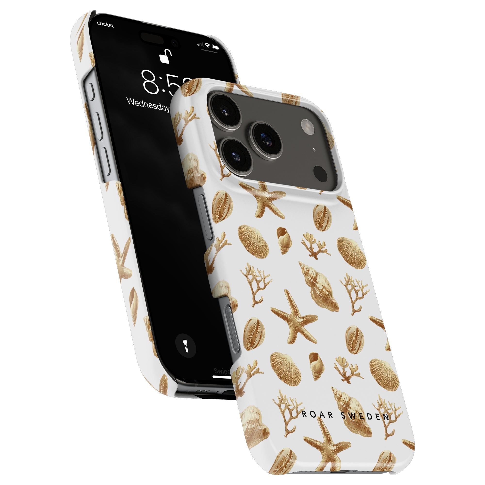 Slim mobilskal – Golden Shells