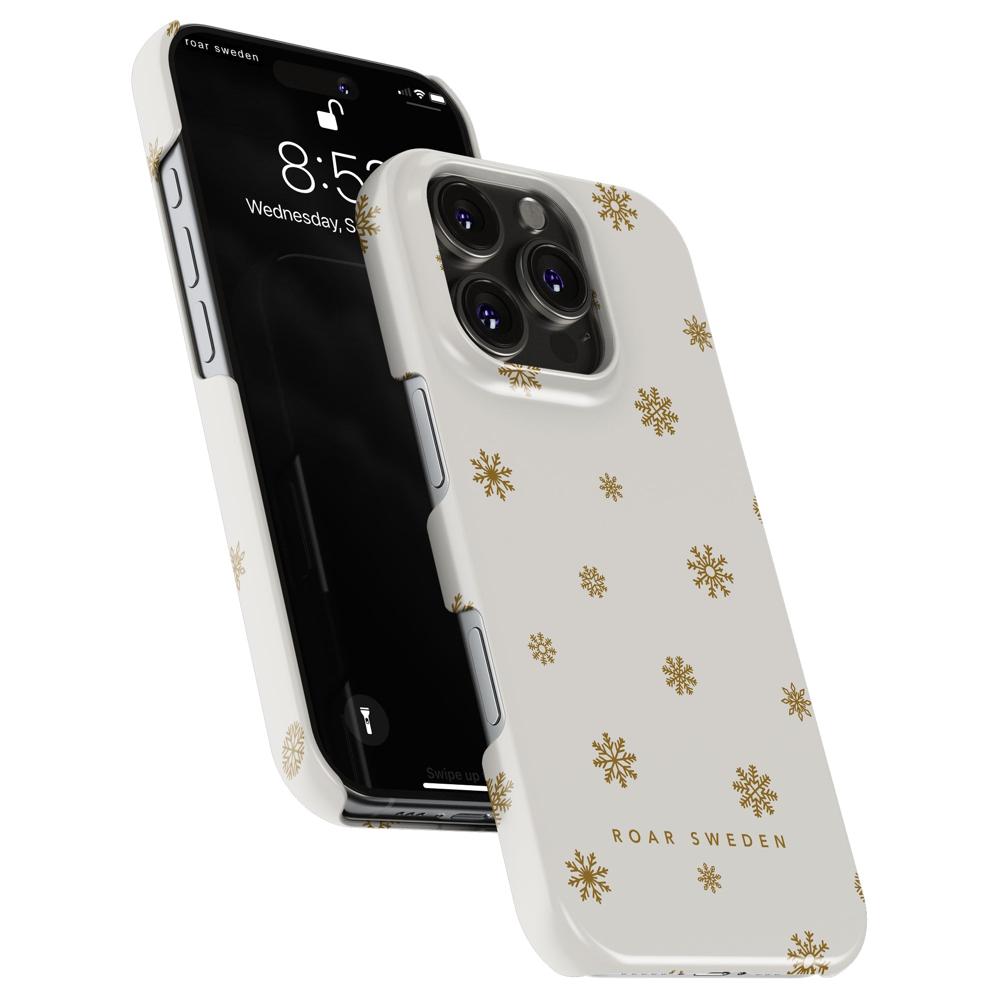 Golden Snowflake - Slim case - Roar Sweden