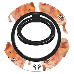 Happy Shiba - Magnetring – magnetring för mobil