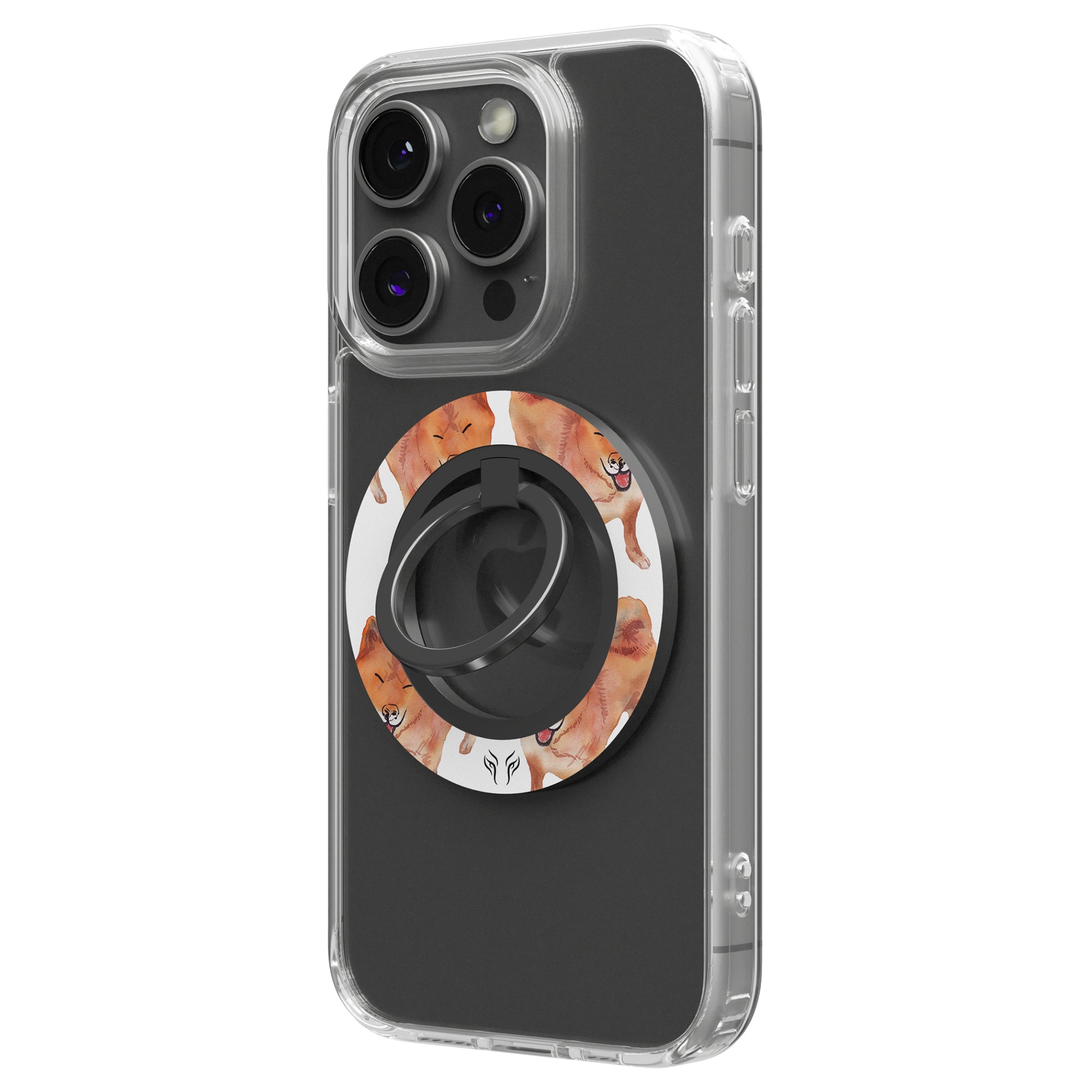 Happy Shiba - Magnetring – magnetring för mobil