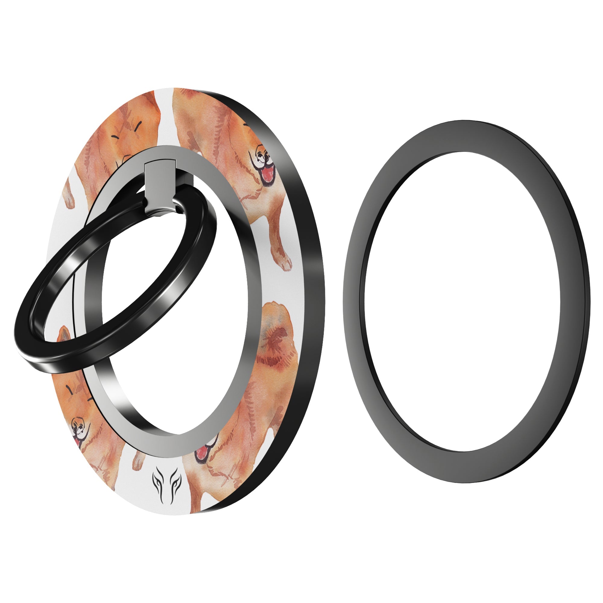 Happy Shiba - Magnetring – magnetring för mobil