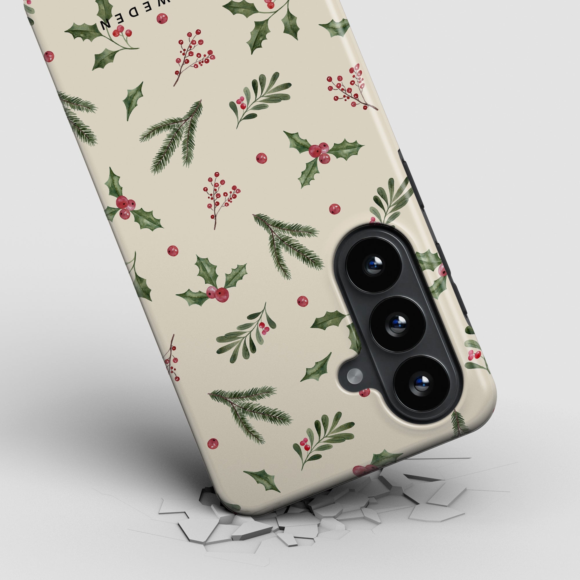 Tough mobilskal – Holly Leaves