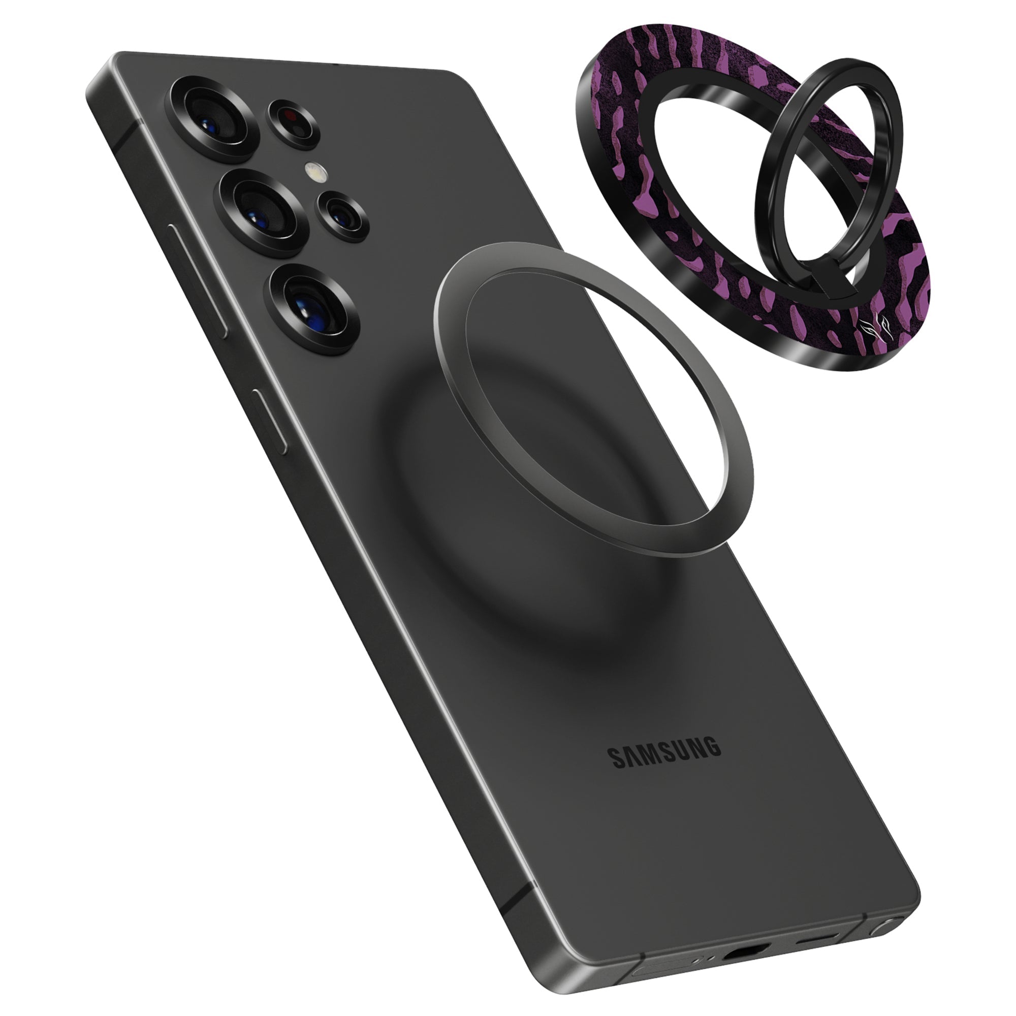 Indigo Stripes - Magnetring – magnetring för mobil