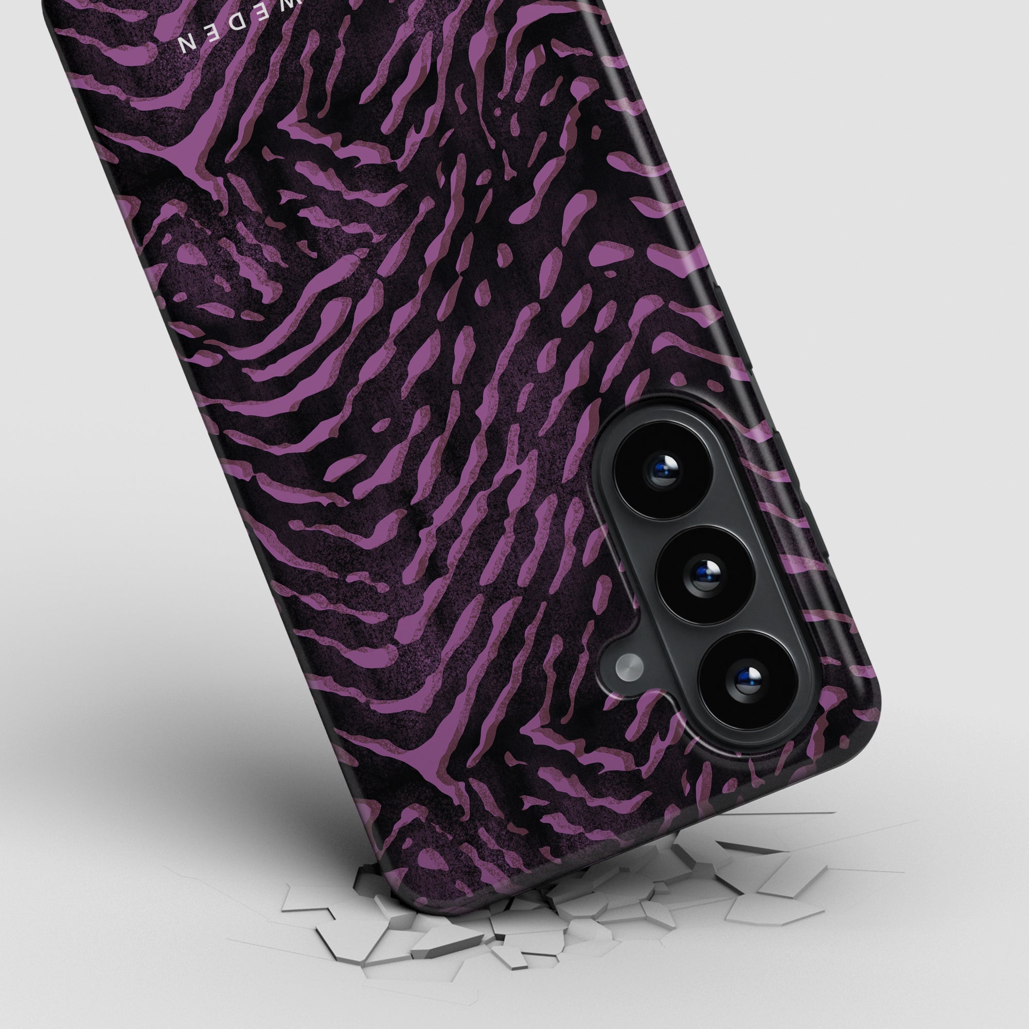 Indigo Stripes - Magnetic Tough Phone Case - Roar Sweden