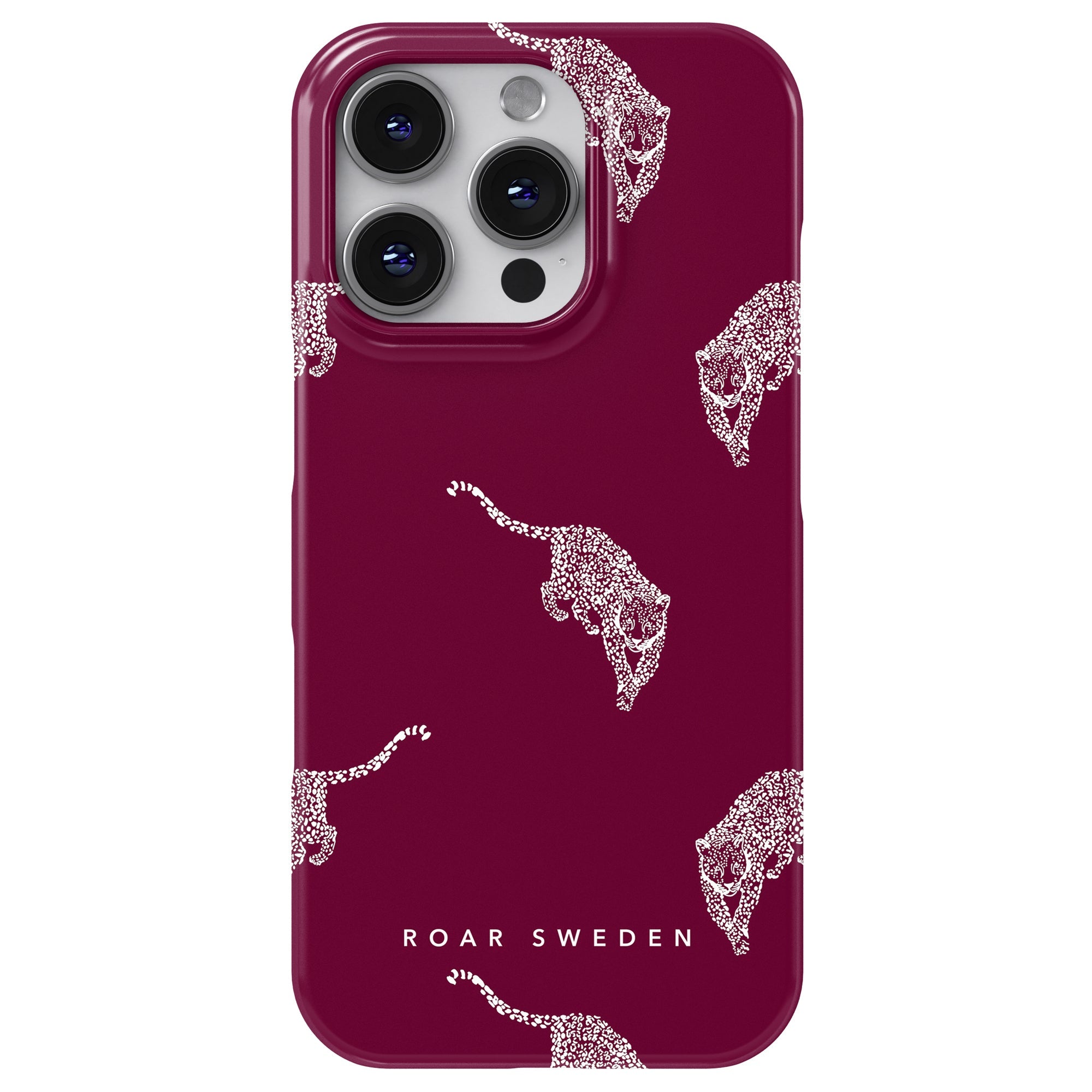Slim mobilskal – Kitty Burgundy