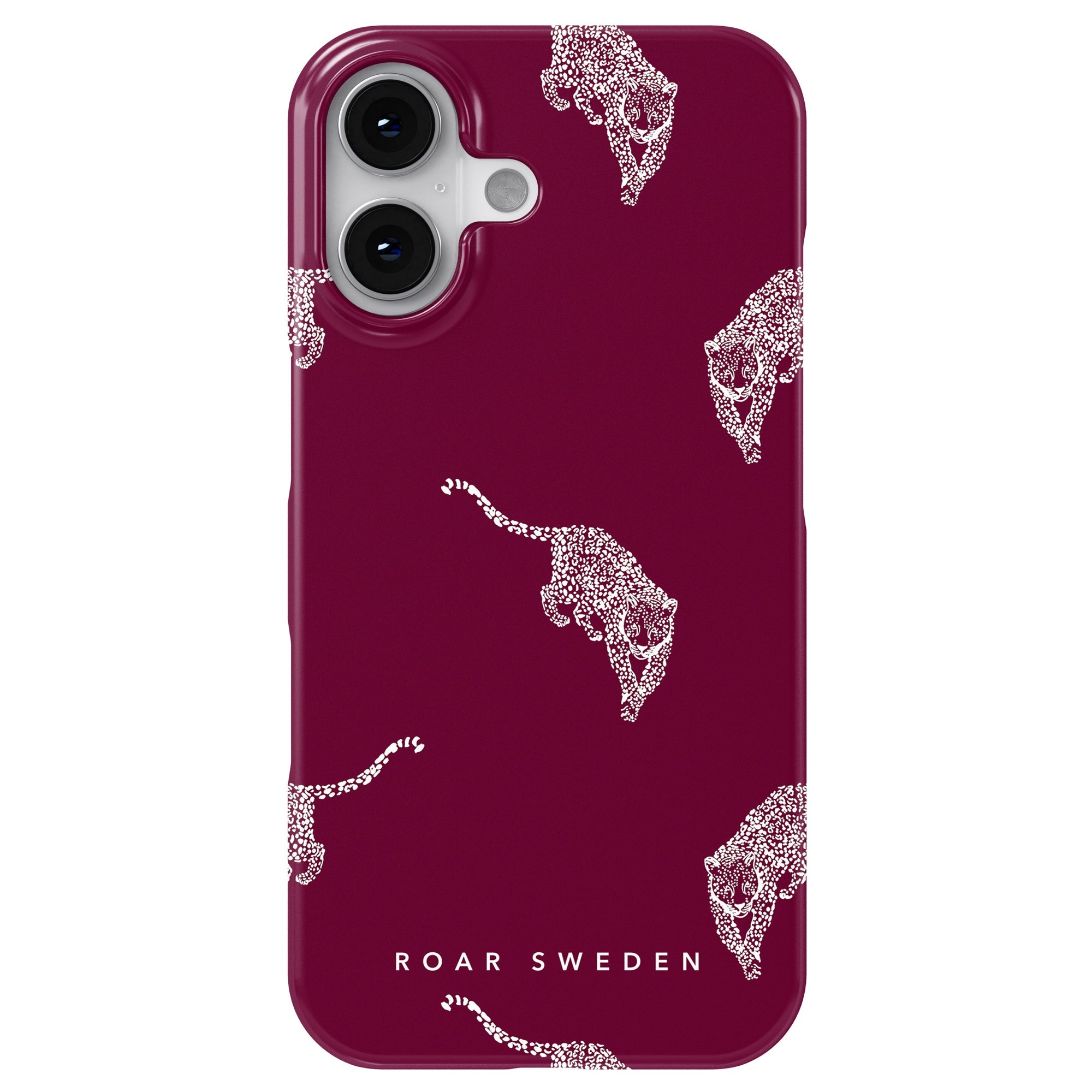 Slim mobilskal – Kitty Burgundy