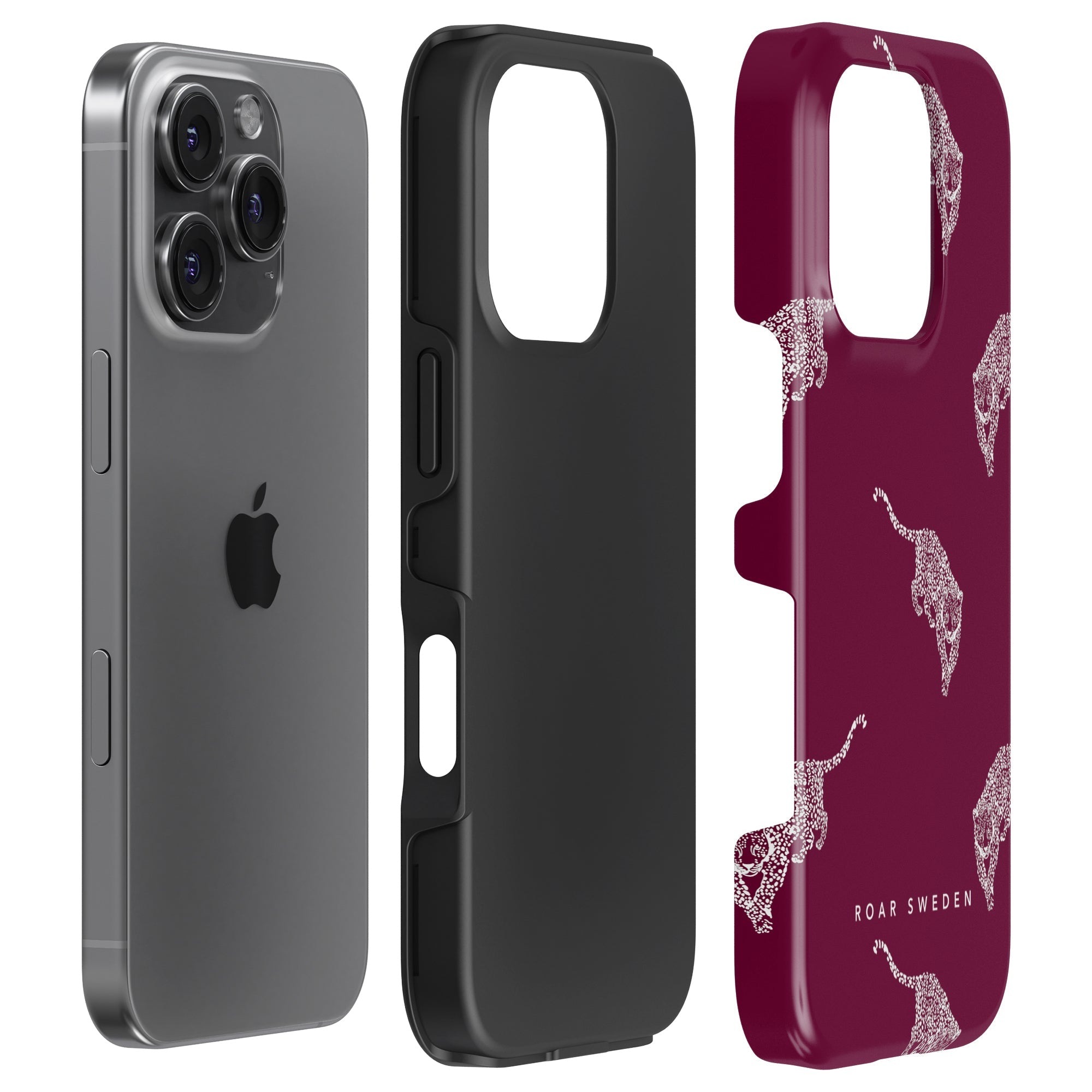 Tough mobilskal - Kitty Burgundy