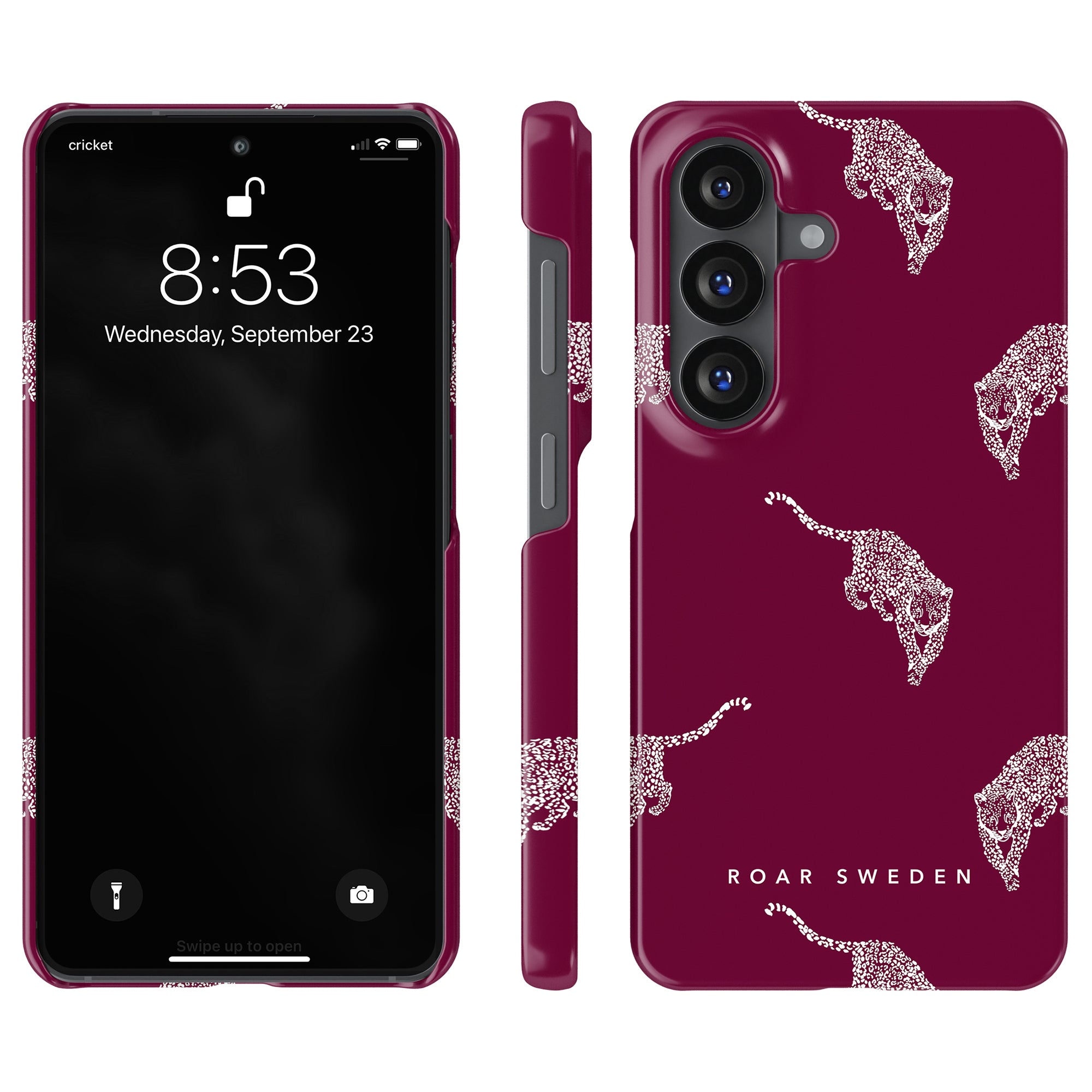 Kitty Burgundy - Slim case - Roar Sweden
