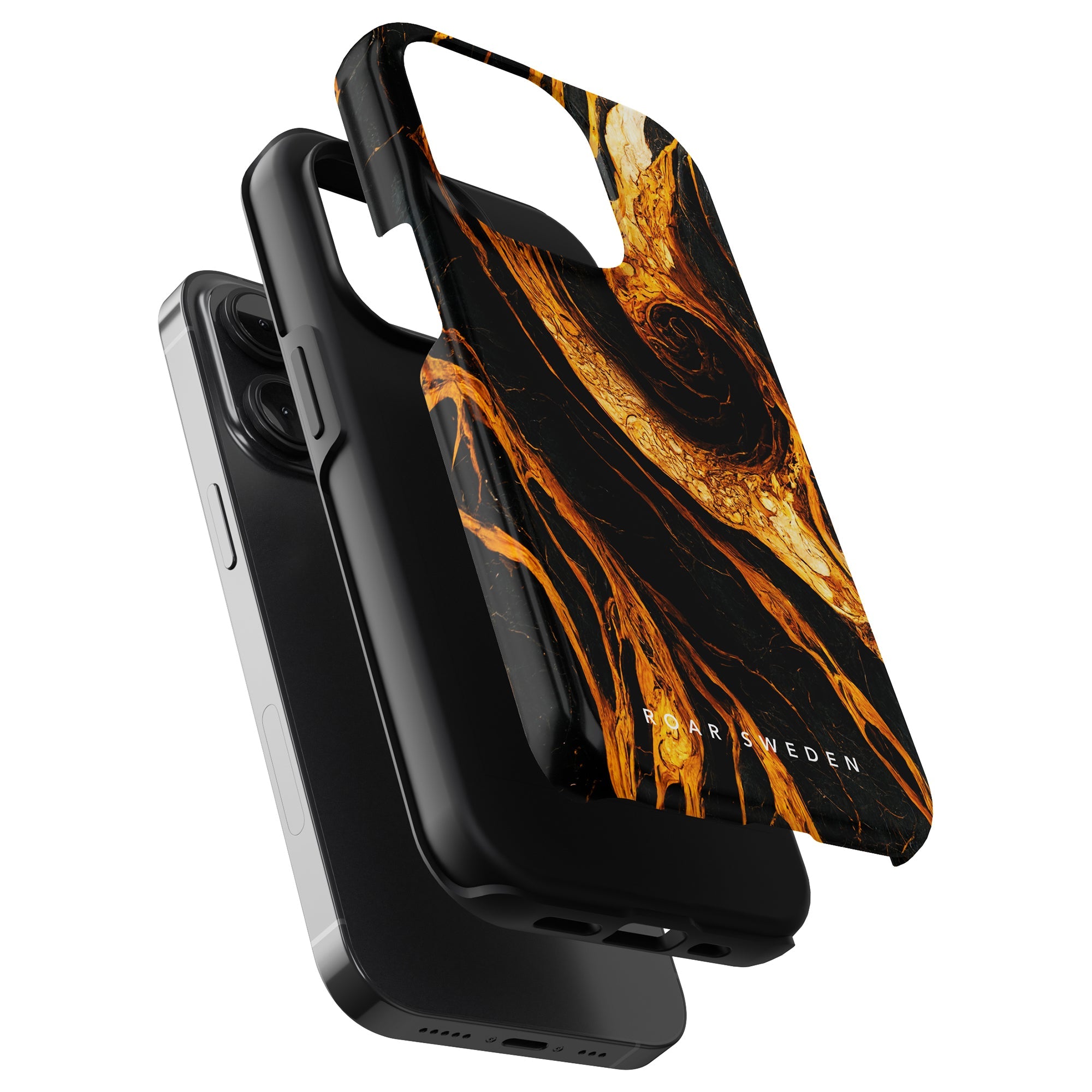 Ett visuellt fantastiskt Lava Swirl - Tufft fodral för iPhone 11 Pro som ger en fängslande visuell effekt.