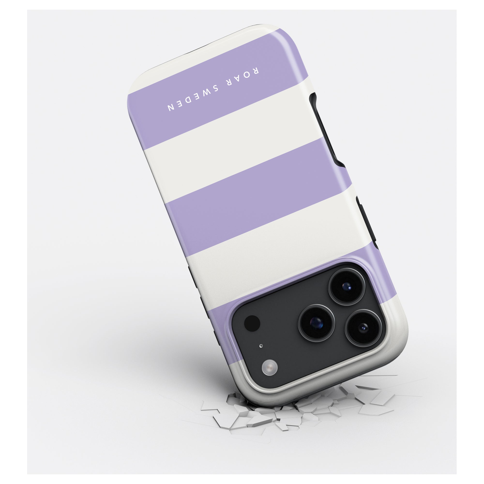 Lavender Stripes - Magsafe Tough Case - Roar Sweden