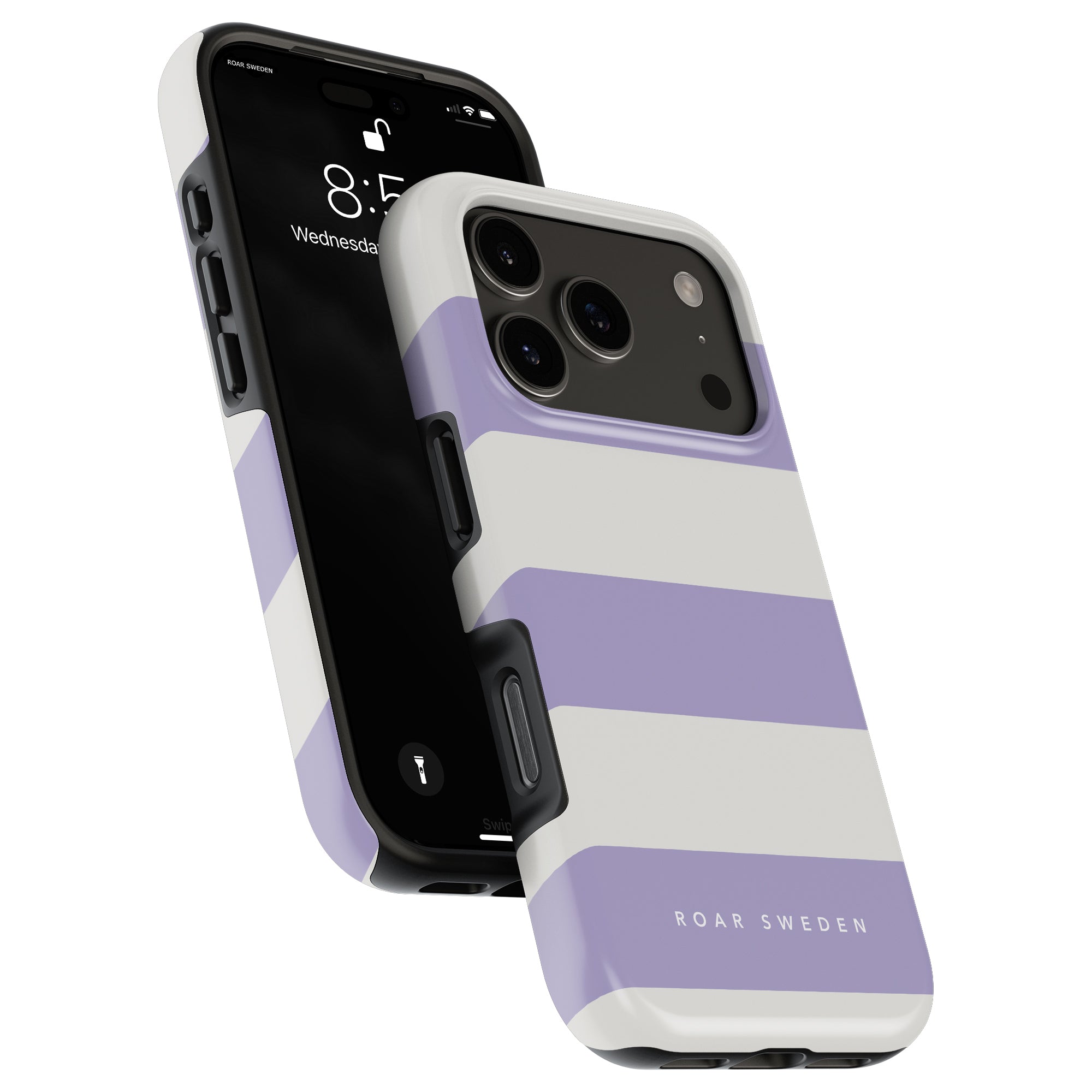 Lavender Stripes - Tough Case - Roar Sweden