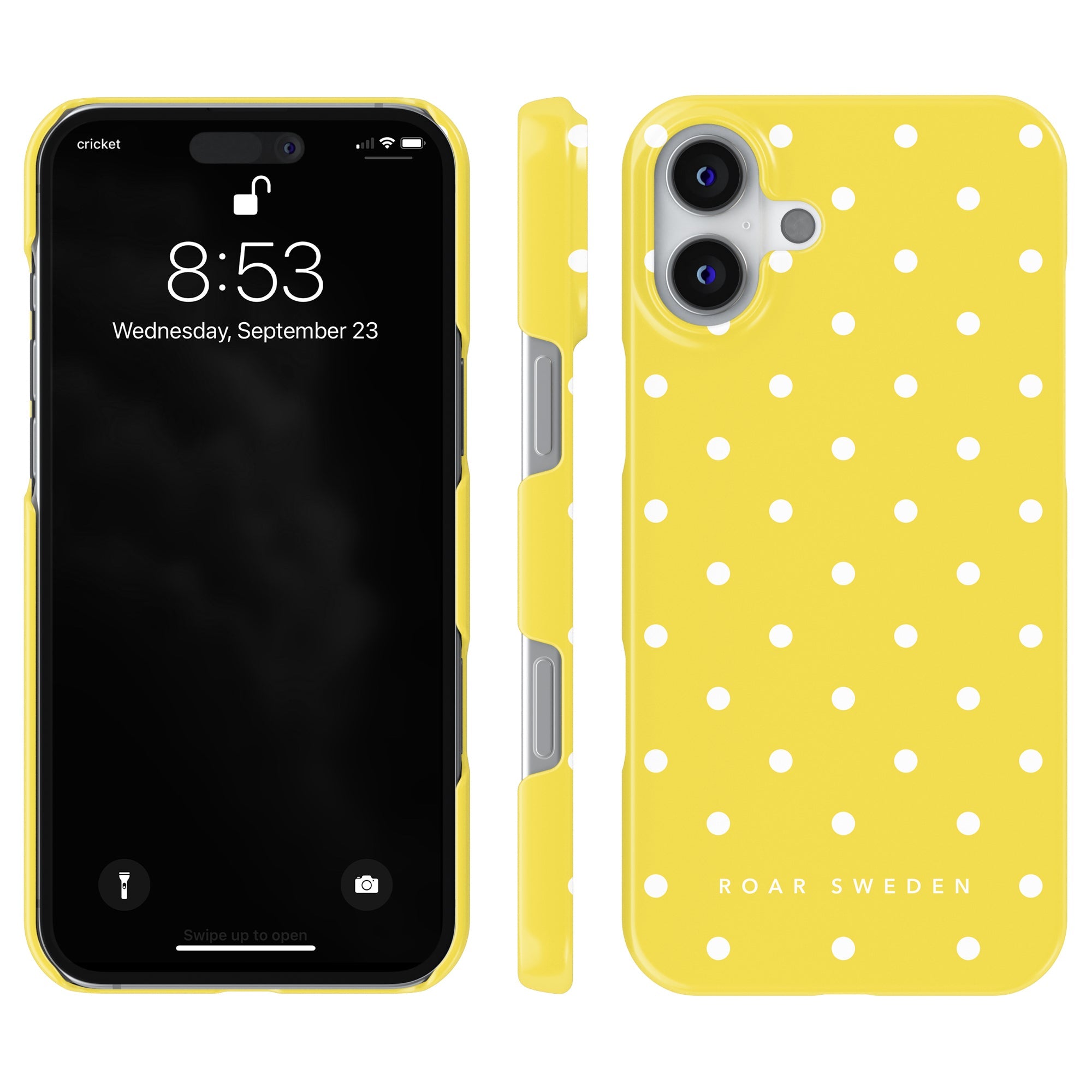 Slim mobilskal – Lemon Dots