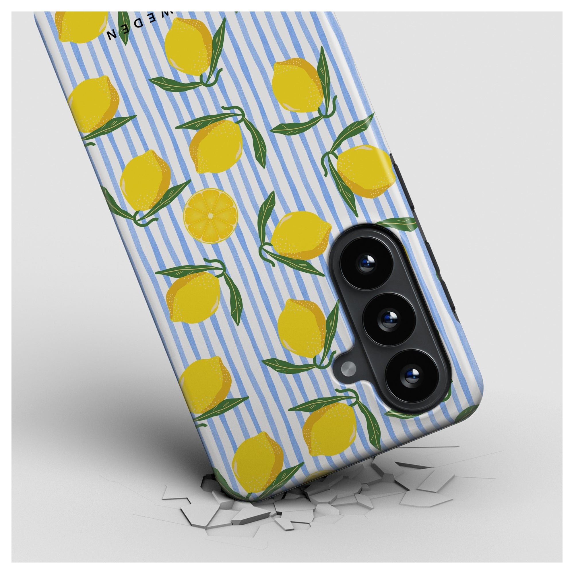 Lemon Stripes - Tough Case - Roar Sweden