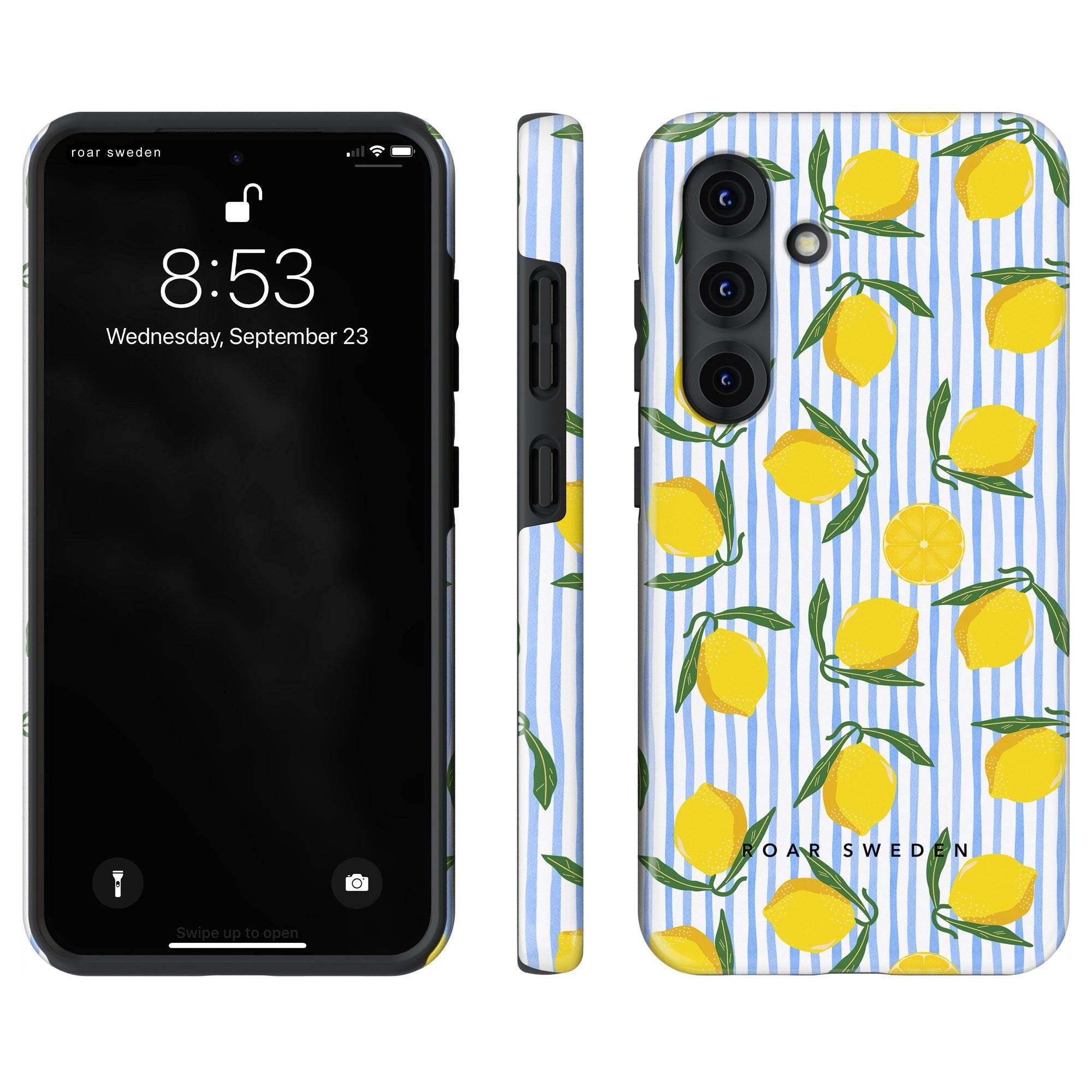 Lemon Stripes - Tough Case - Roar Sweden