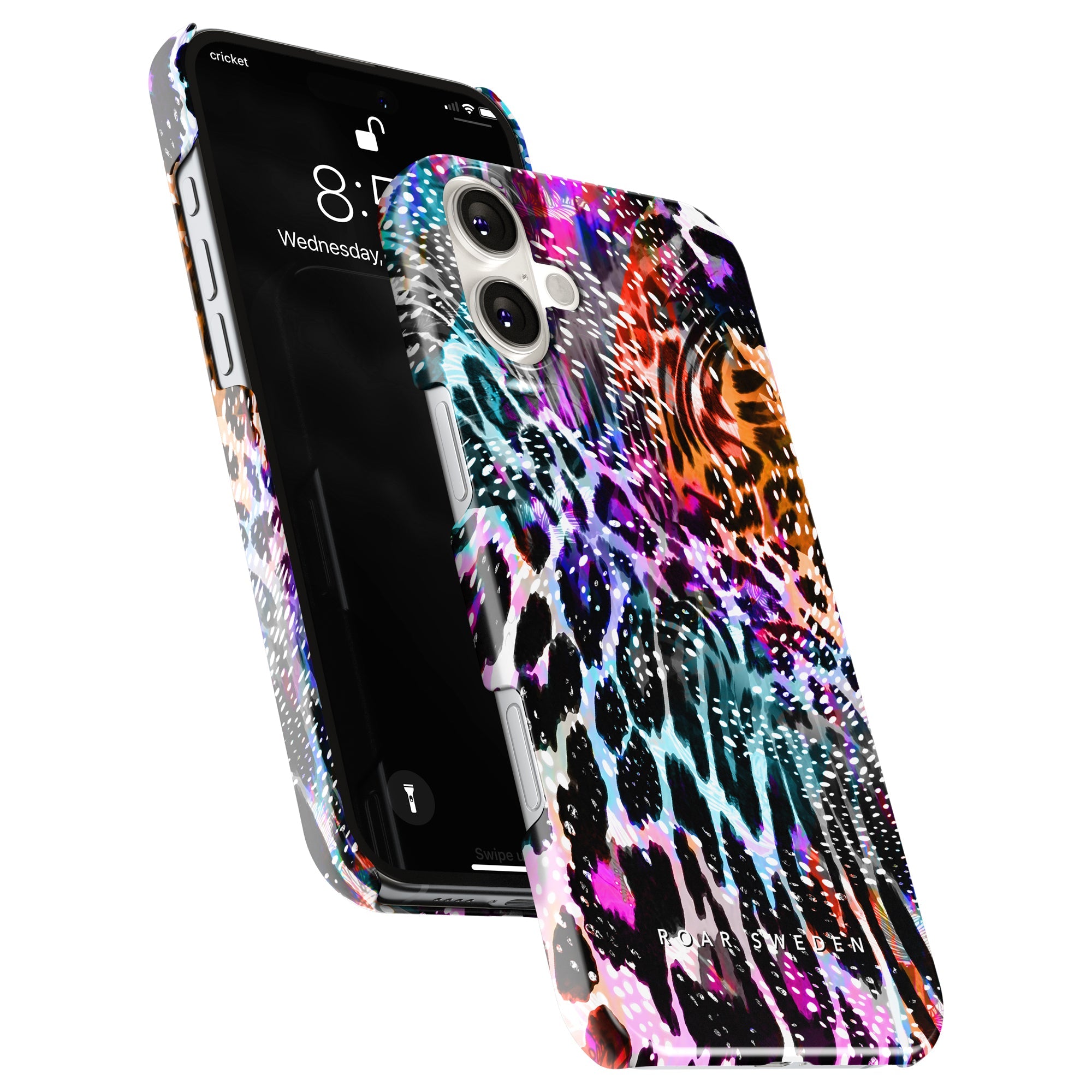 Slim mobilskal – Leopard Burst