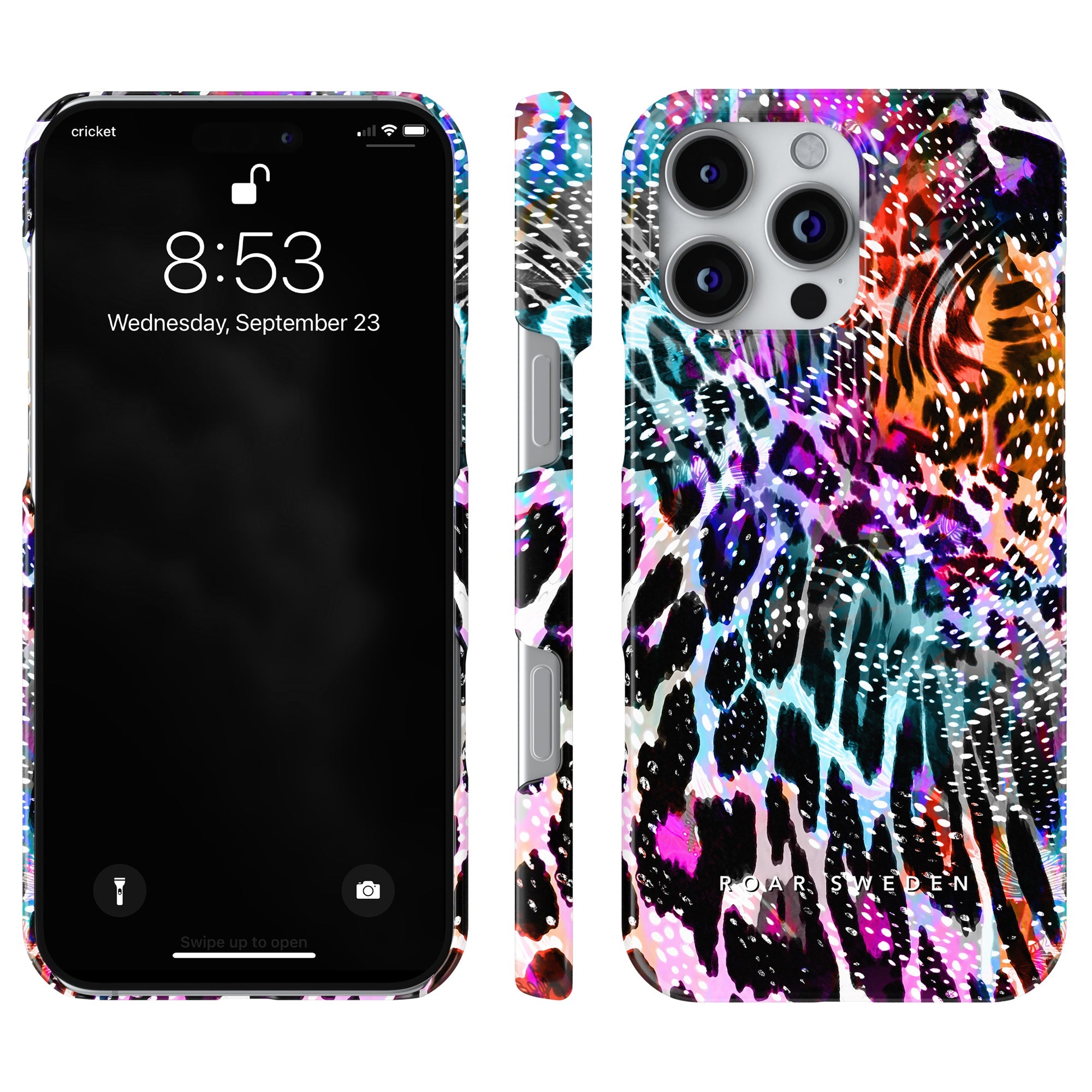 Slim mobilskal – Leopard Burst