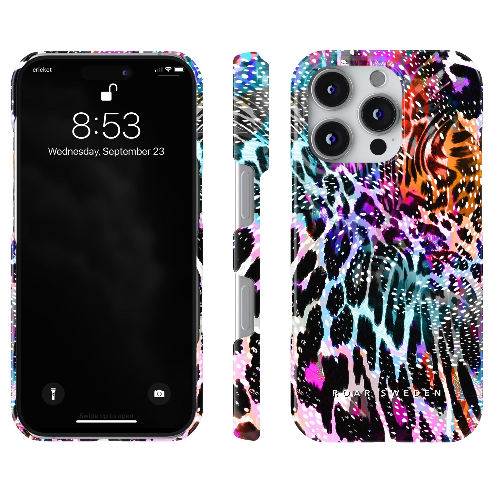 Slim mobilskal – Leopard Burst