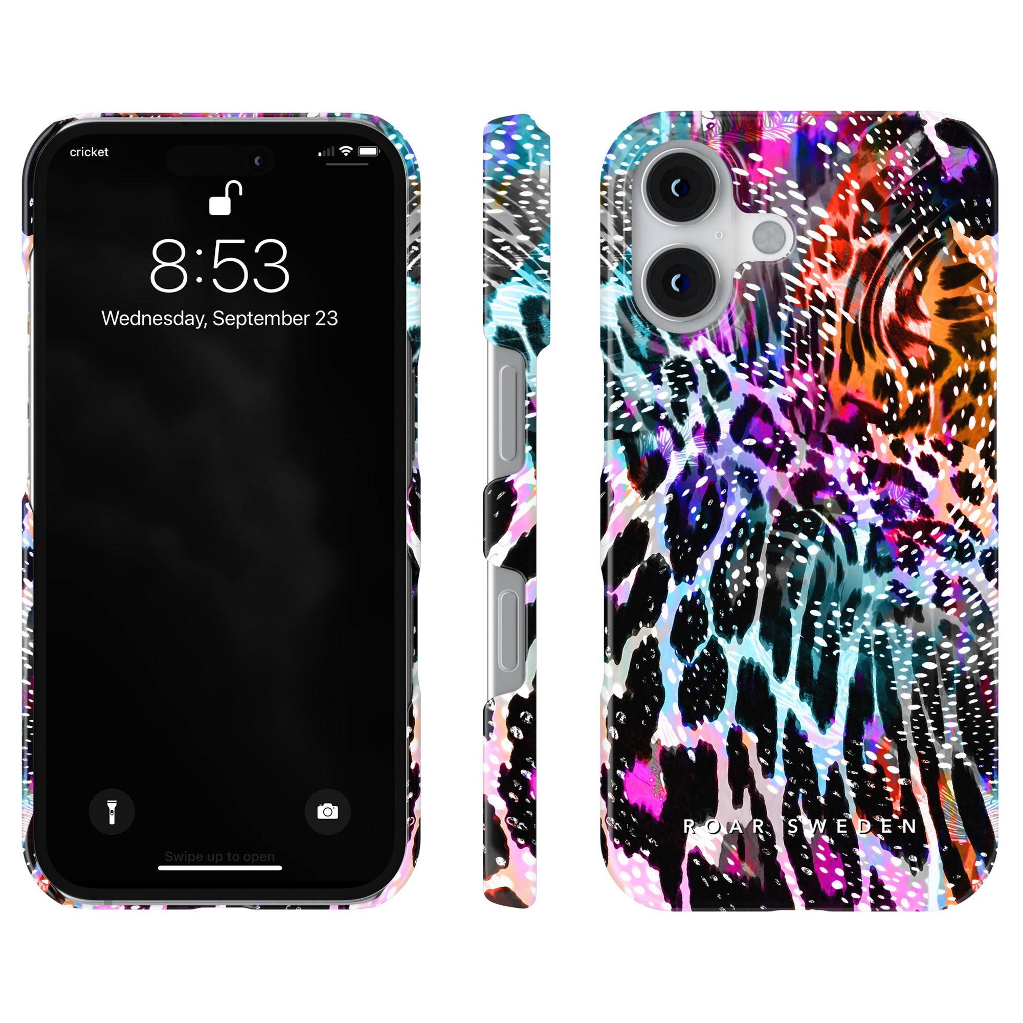 Slim mobilskal – Leopard Burst