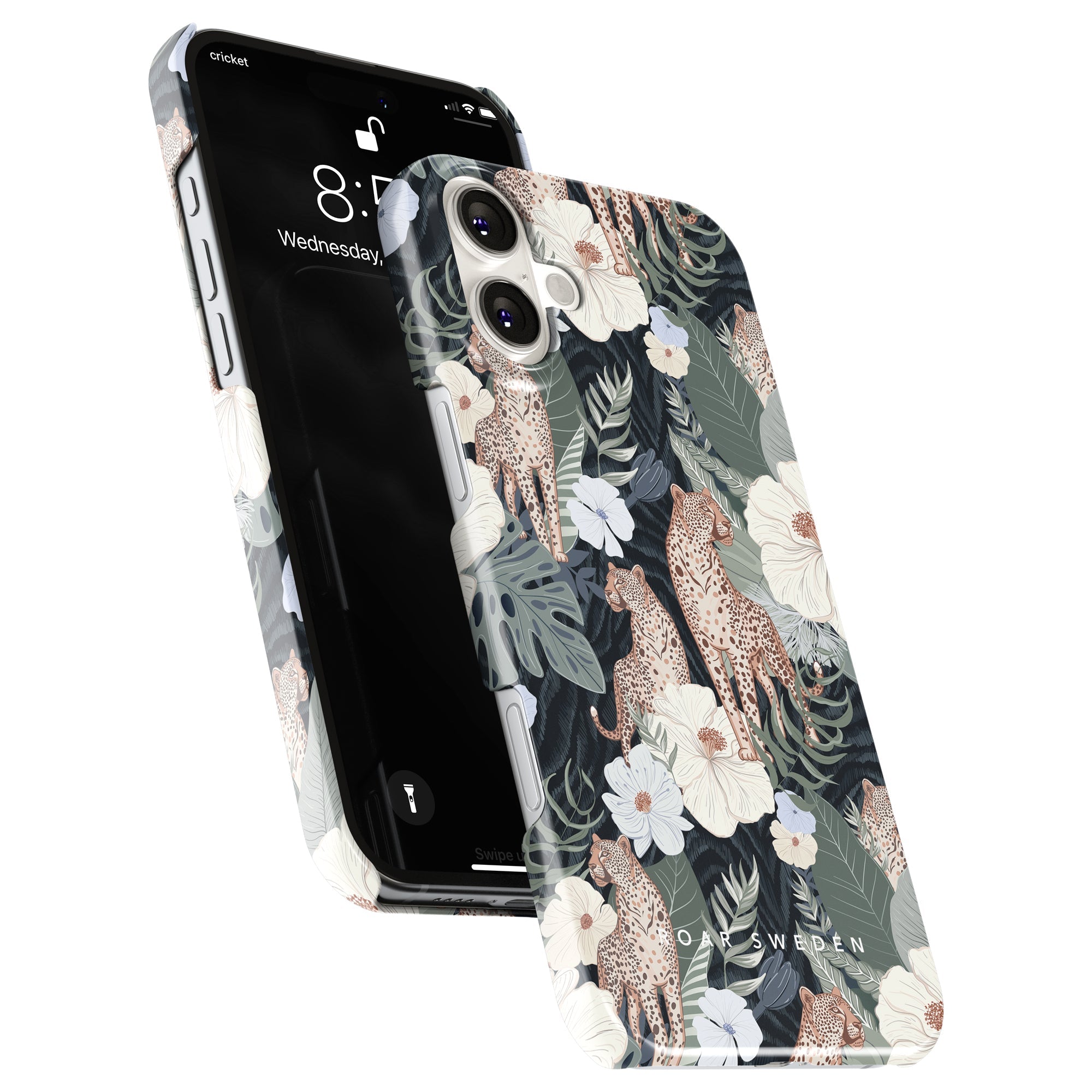 Slim mobilskal – Leopardess