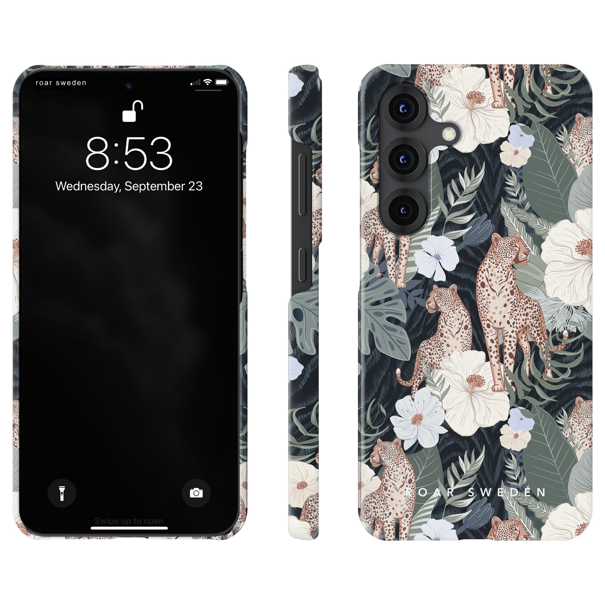 Slim mobilskal – Leopardess