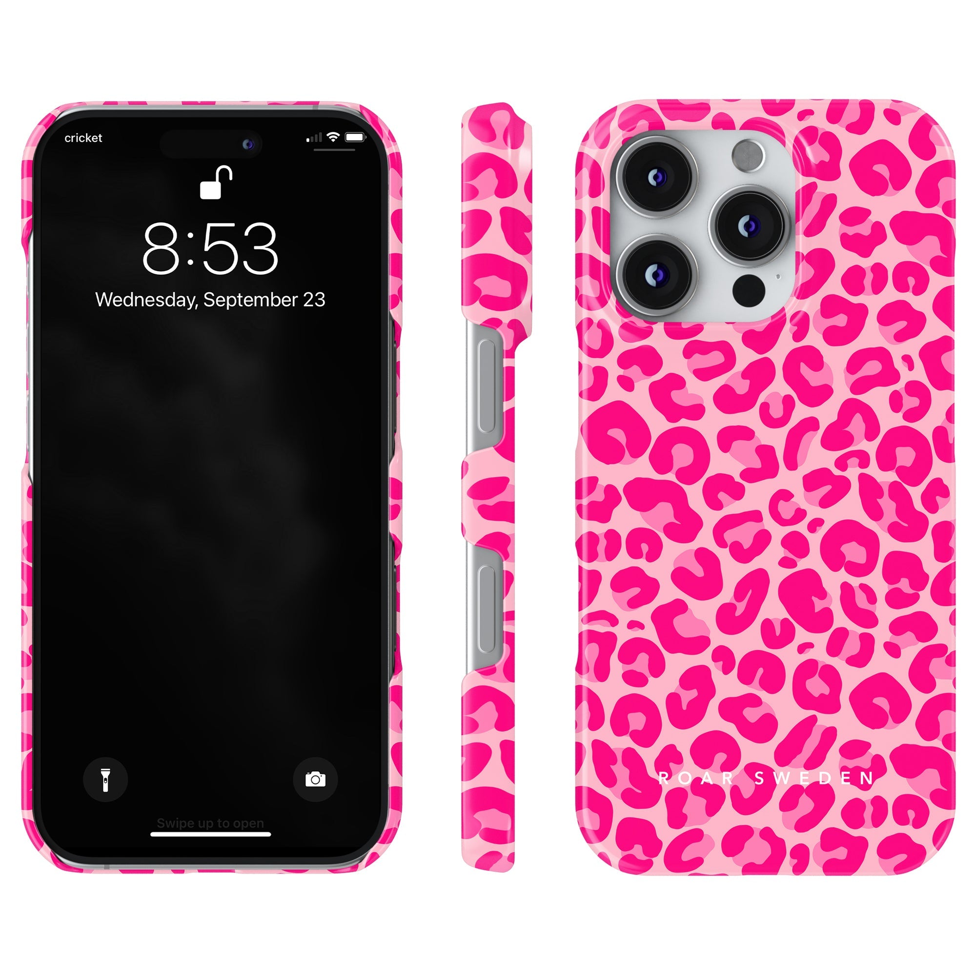 Slim mobilskal – Lipstick Leopard