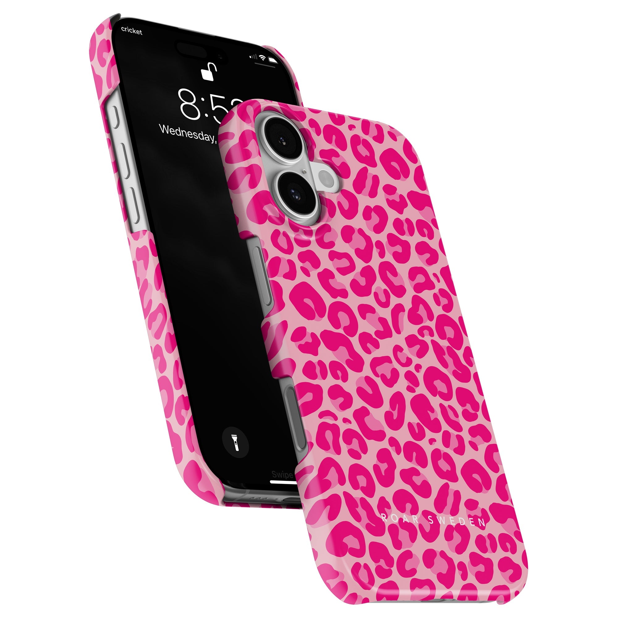 Slim mobilskal – Lipstick Leopard