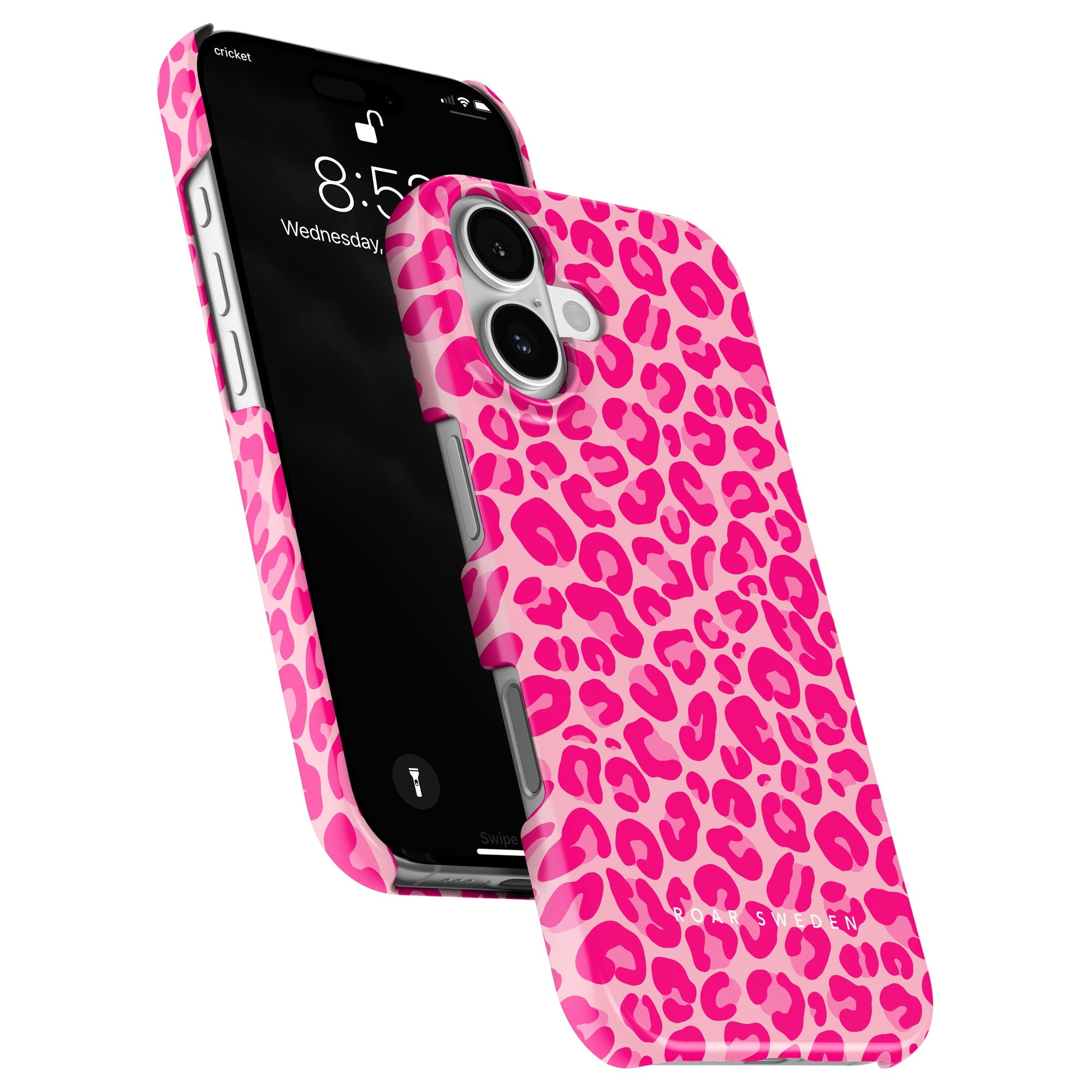 Slim mobilskal – Lipstick Leopard
