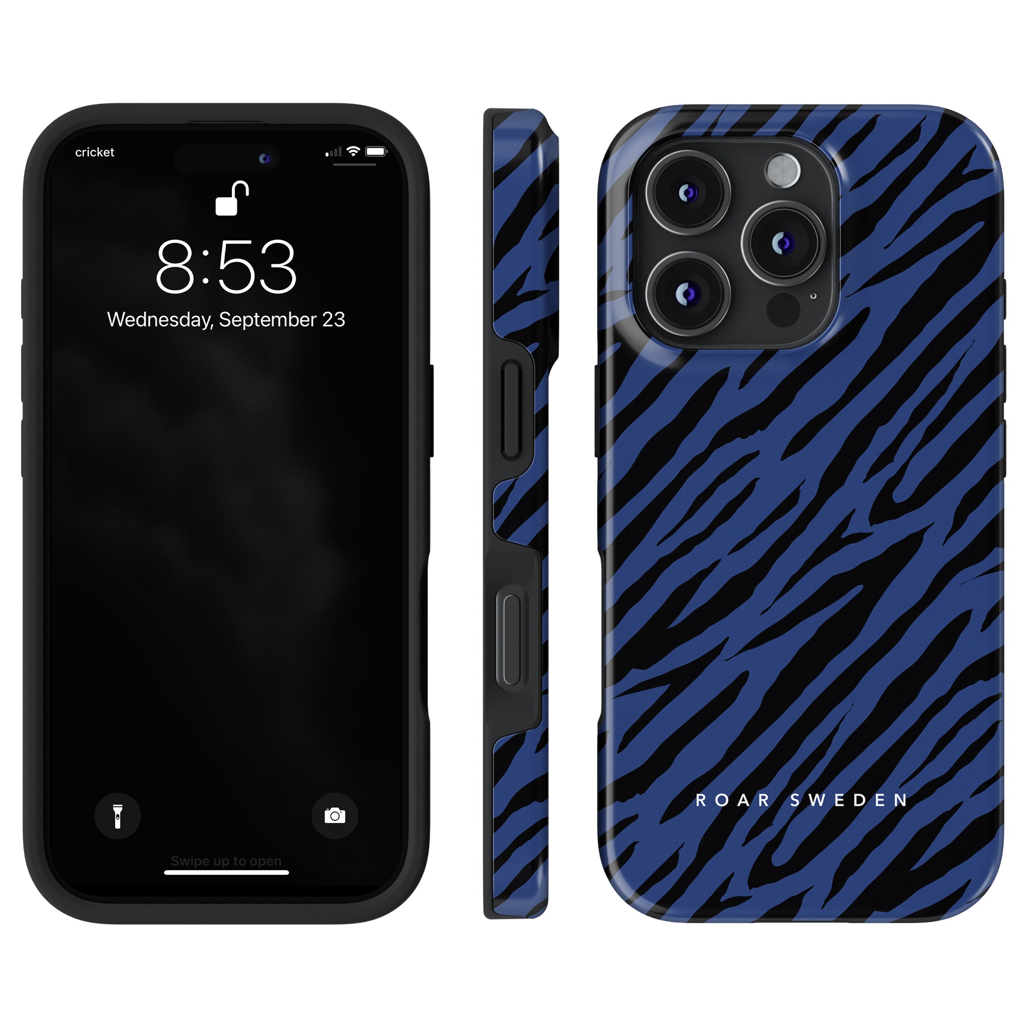 Mazarine Stripes - Tough Case - Roar Sweden