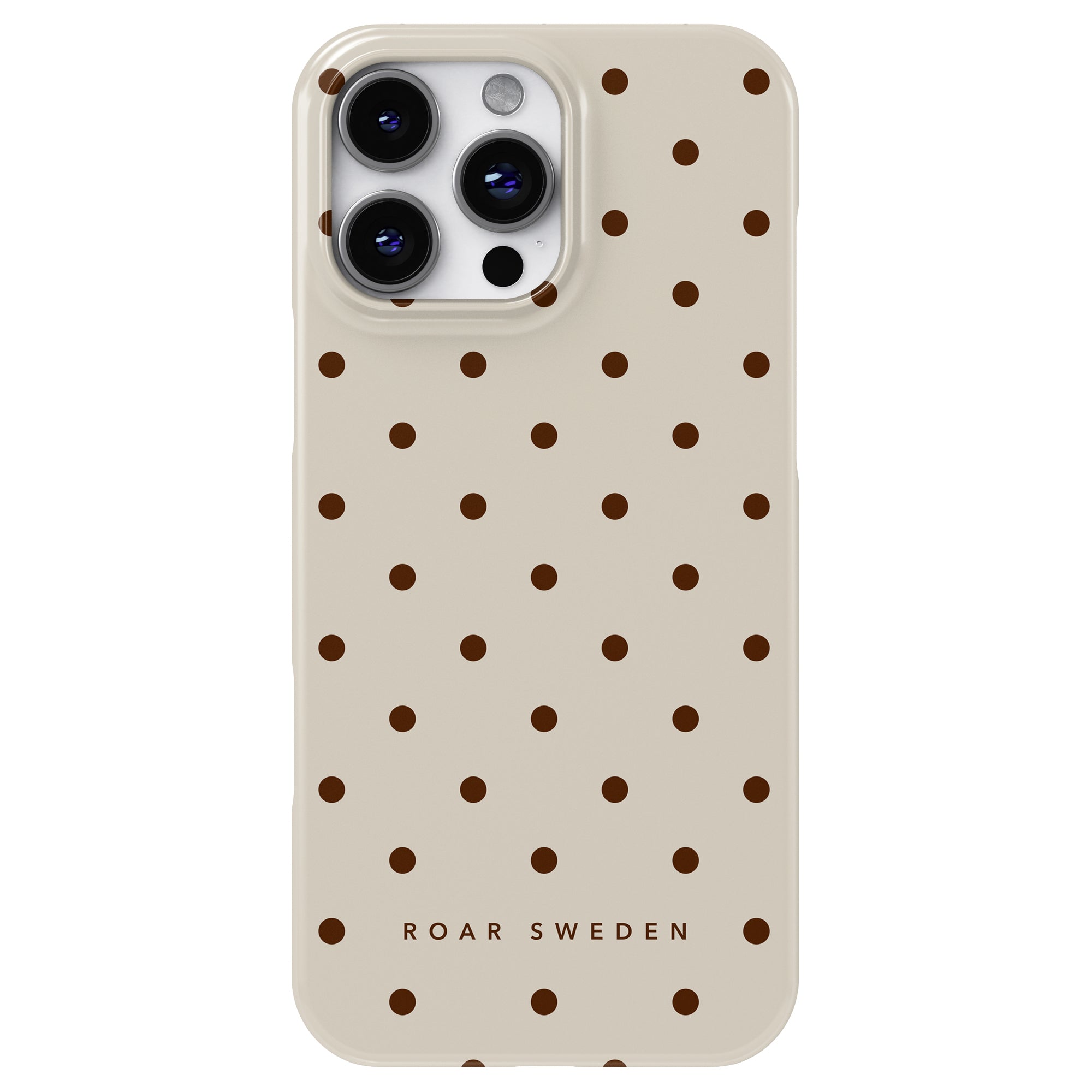 Slim mobilskal – Mocha Dots