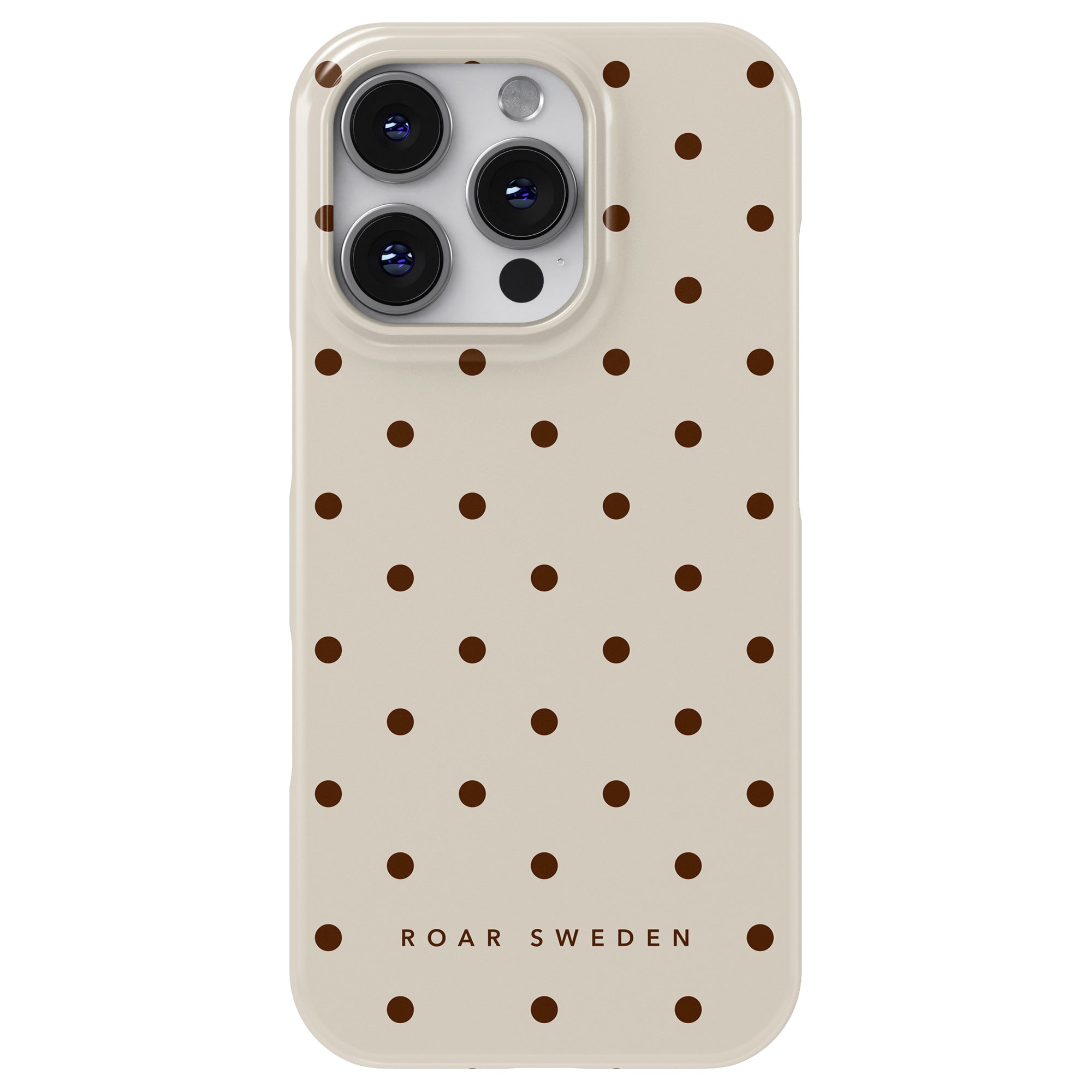 Slim mobilskal – Mocha Dots