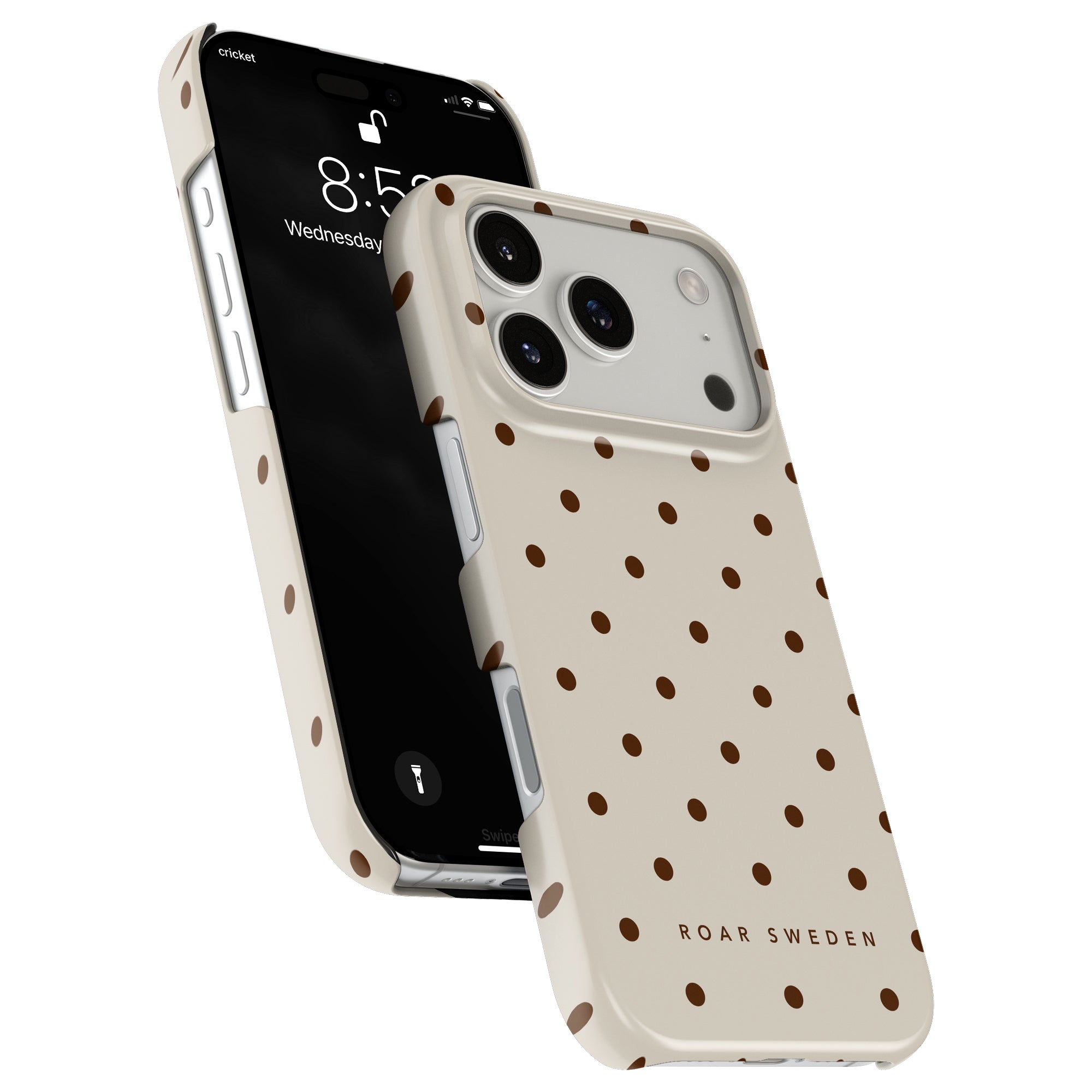 Mocha Dots - Slim case - Roar Sweden