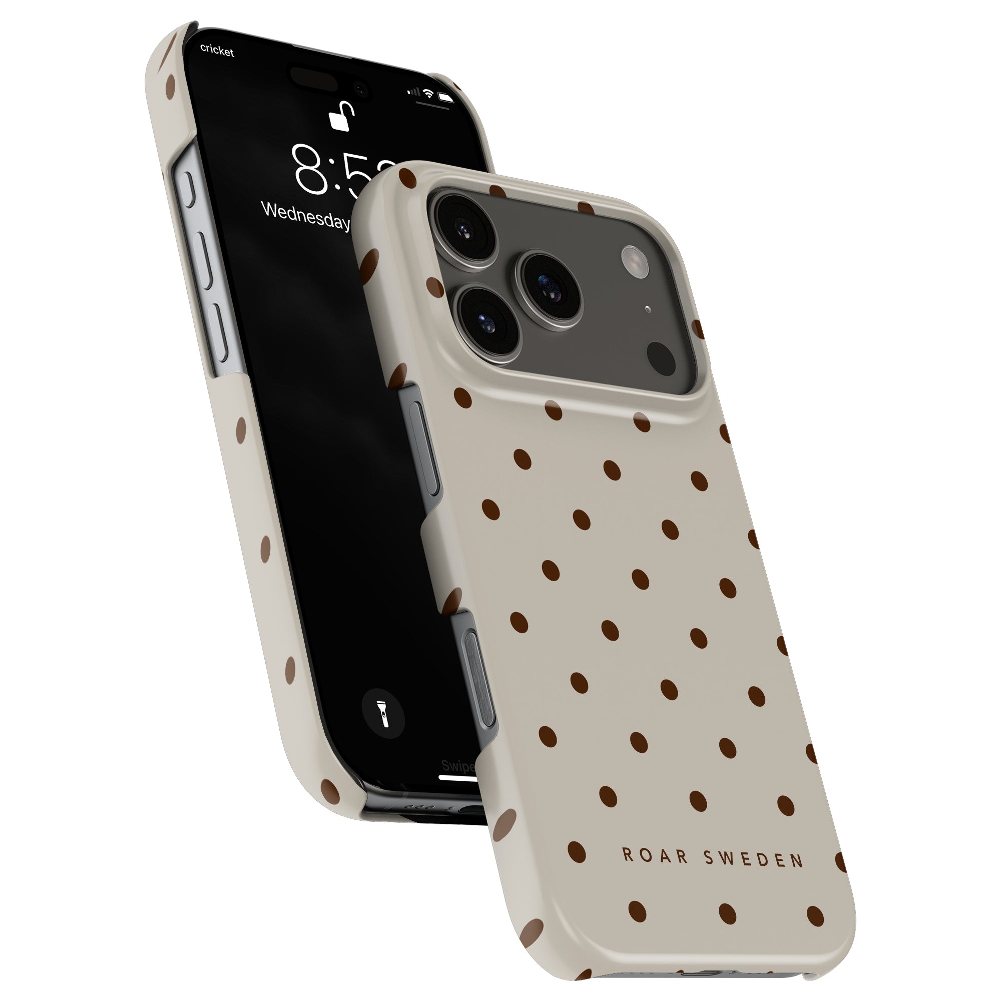Mocha Dots - Slim case - Roar Sweden