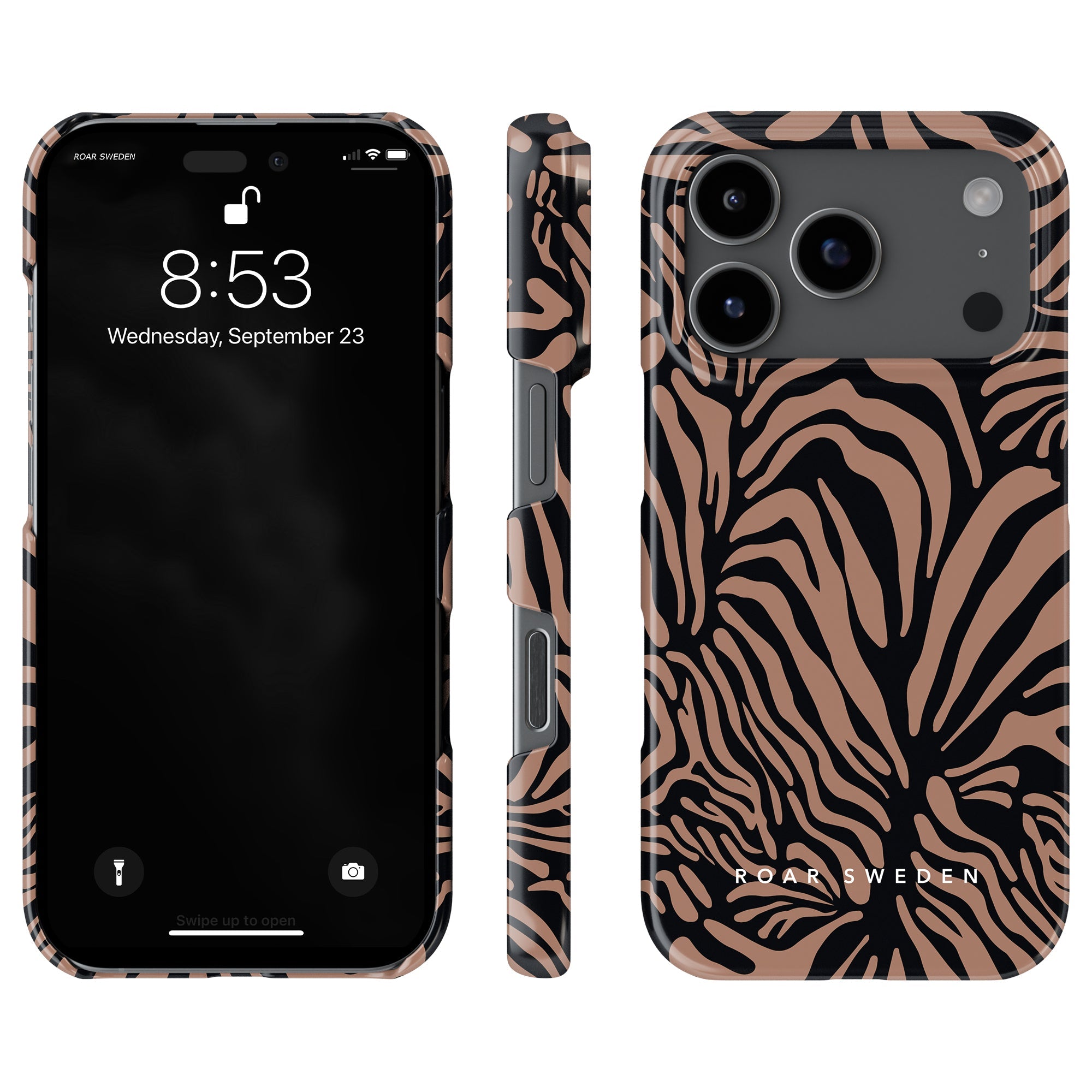 Slim mobilskal – Mousse Stripes