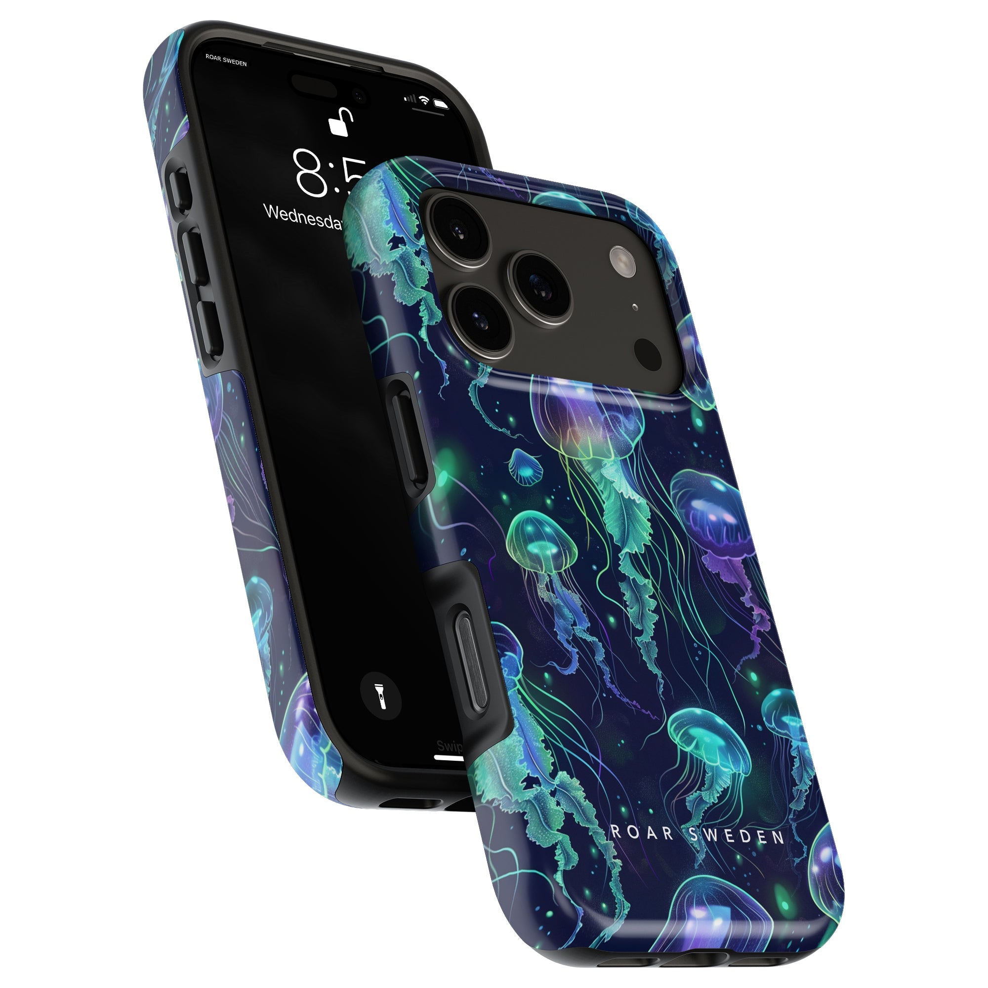 MagSafe mobilskal - Neon Jellyfish