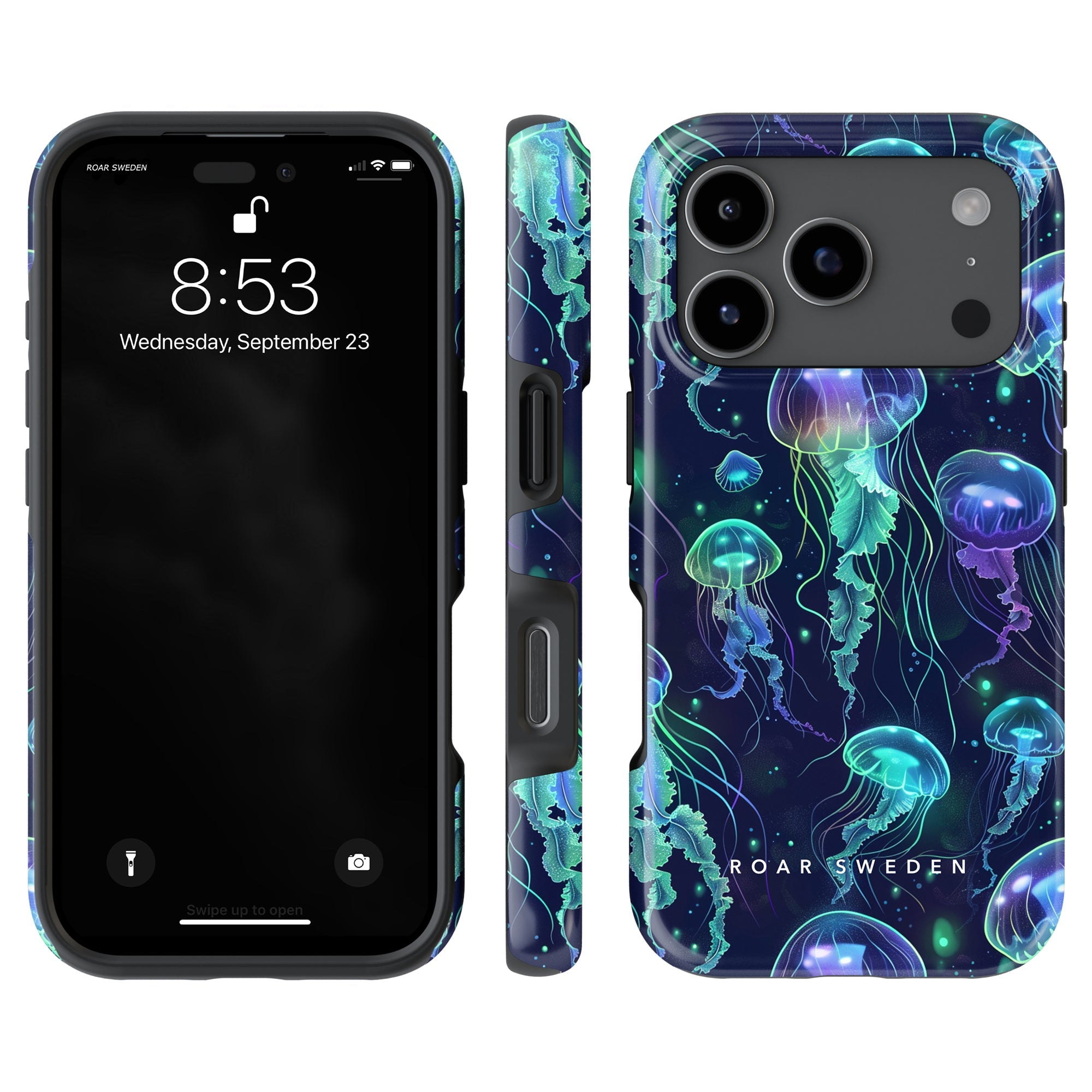 Tough mobilskal – Neon Jellyfish