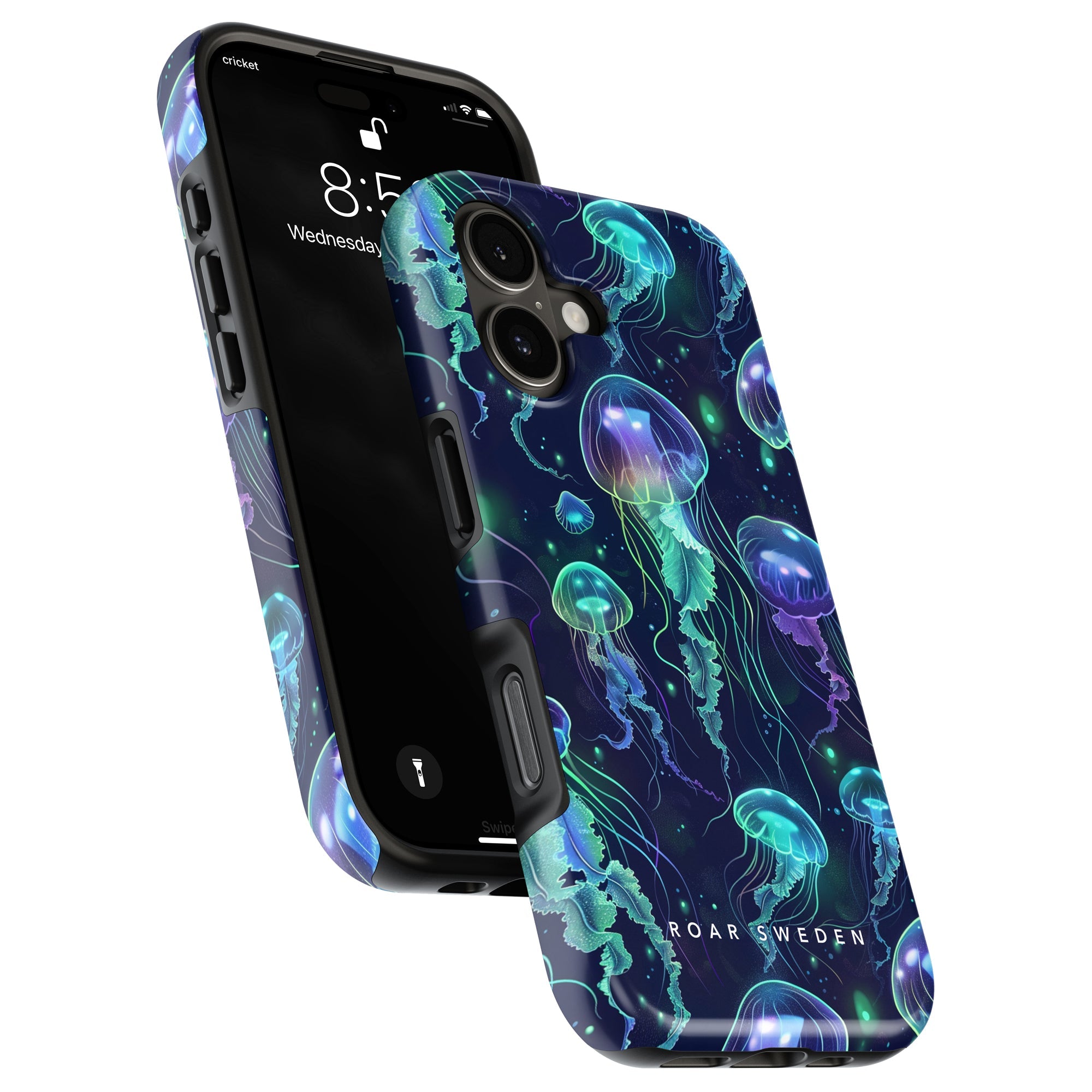 Tough mobilskal – Neon Jellyfish