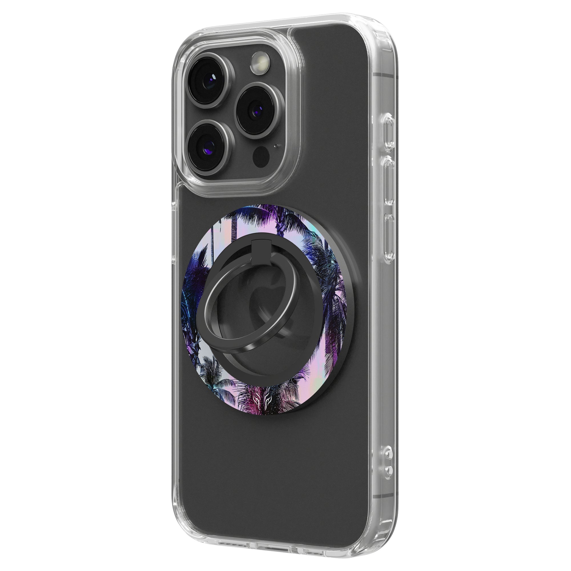 Neon Palms - Magnetring – magnetring för mobil