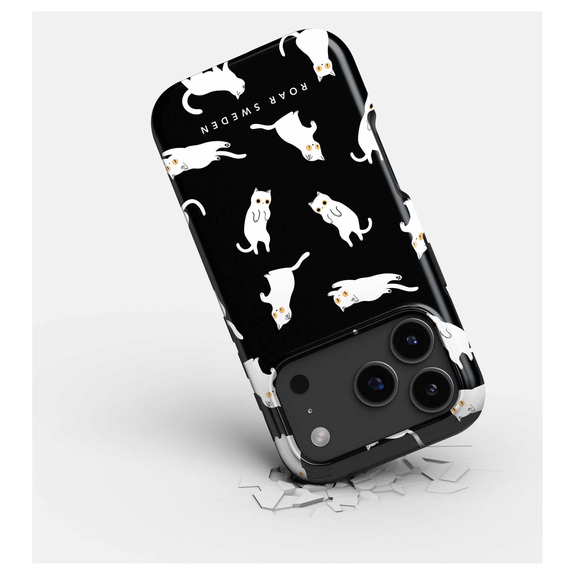 Cats & Dogs MagSafe mobilskal – Night Cat