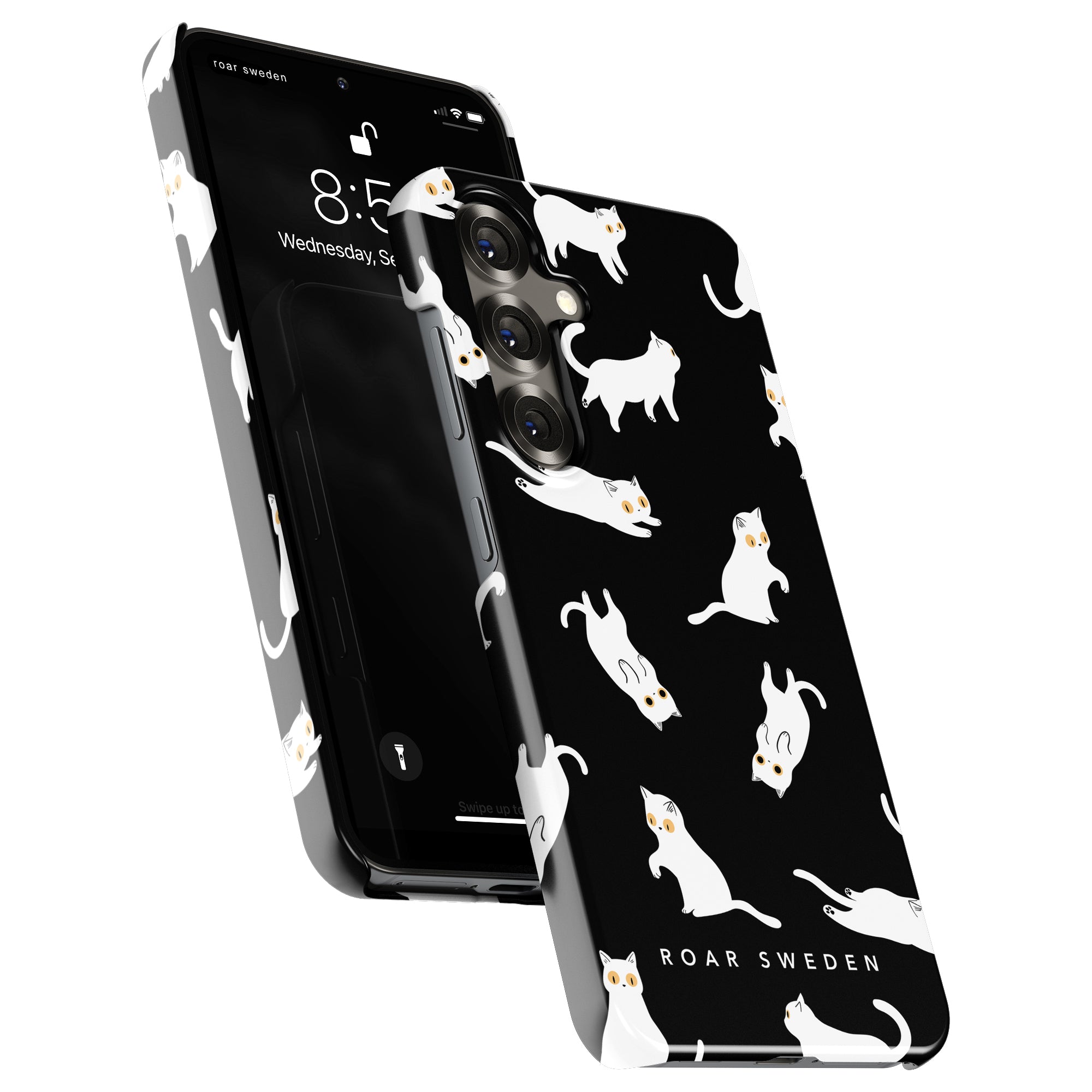 Slim mobilskal – Night Cat