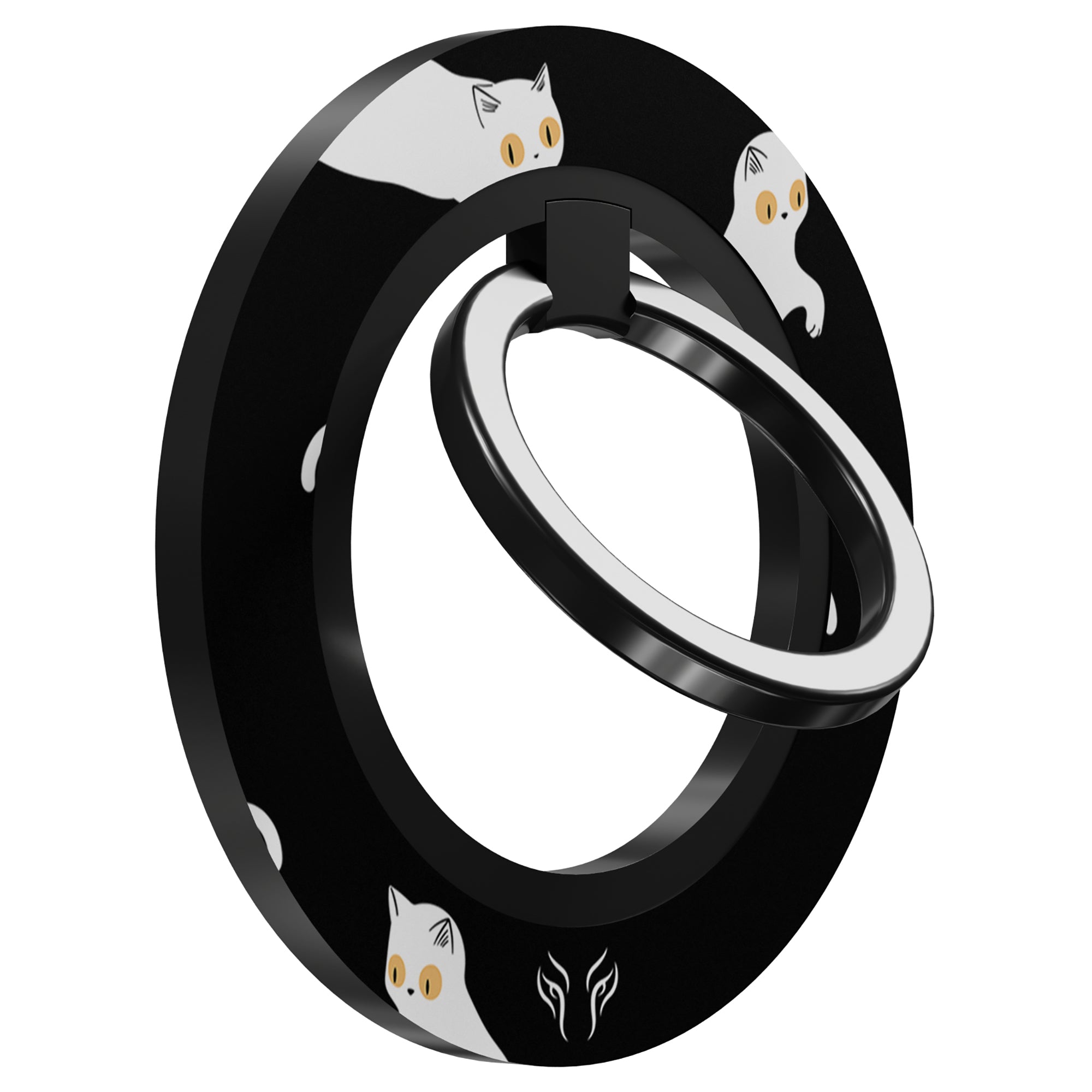 Night Cat - Magnetring – magnetring för mobil