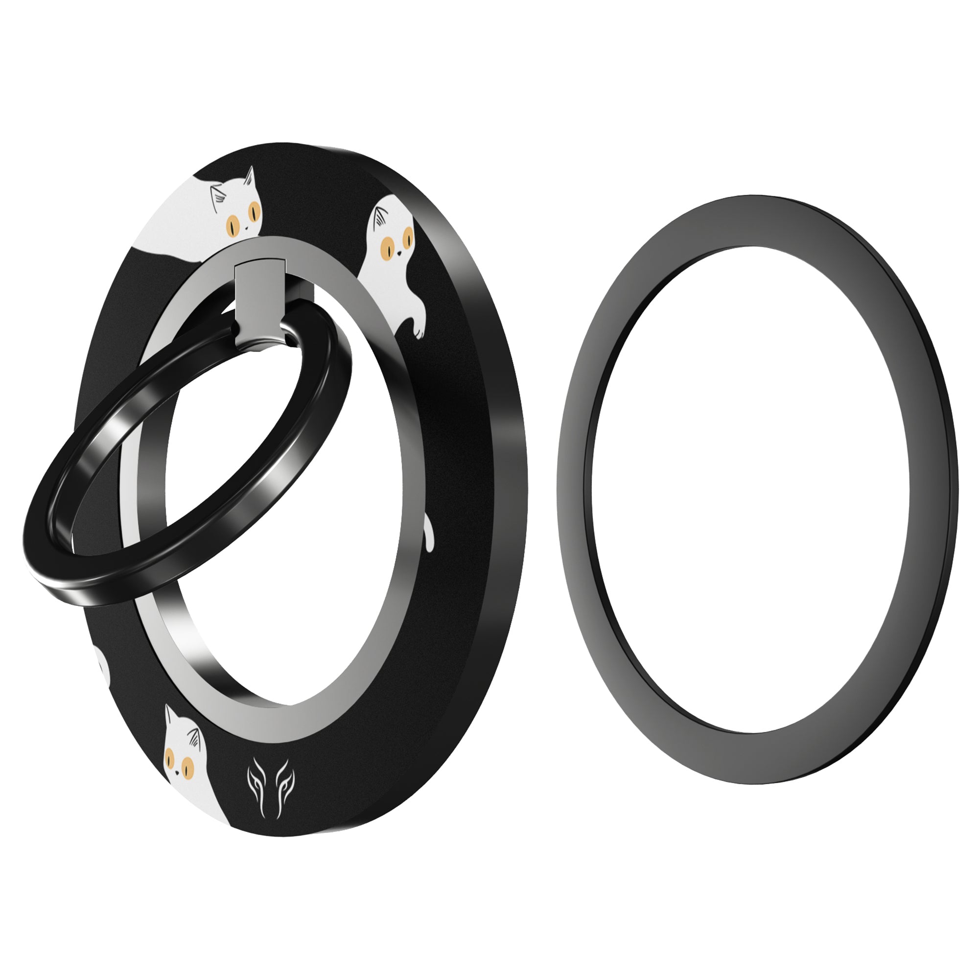 Night Cat - Magnetring – magnetring för mobil