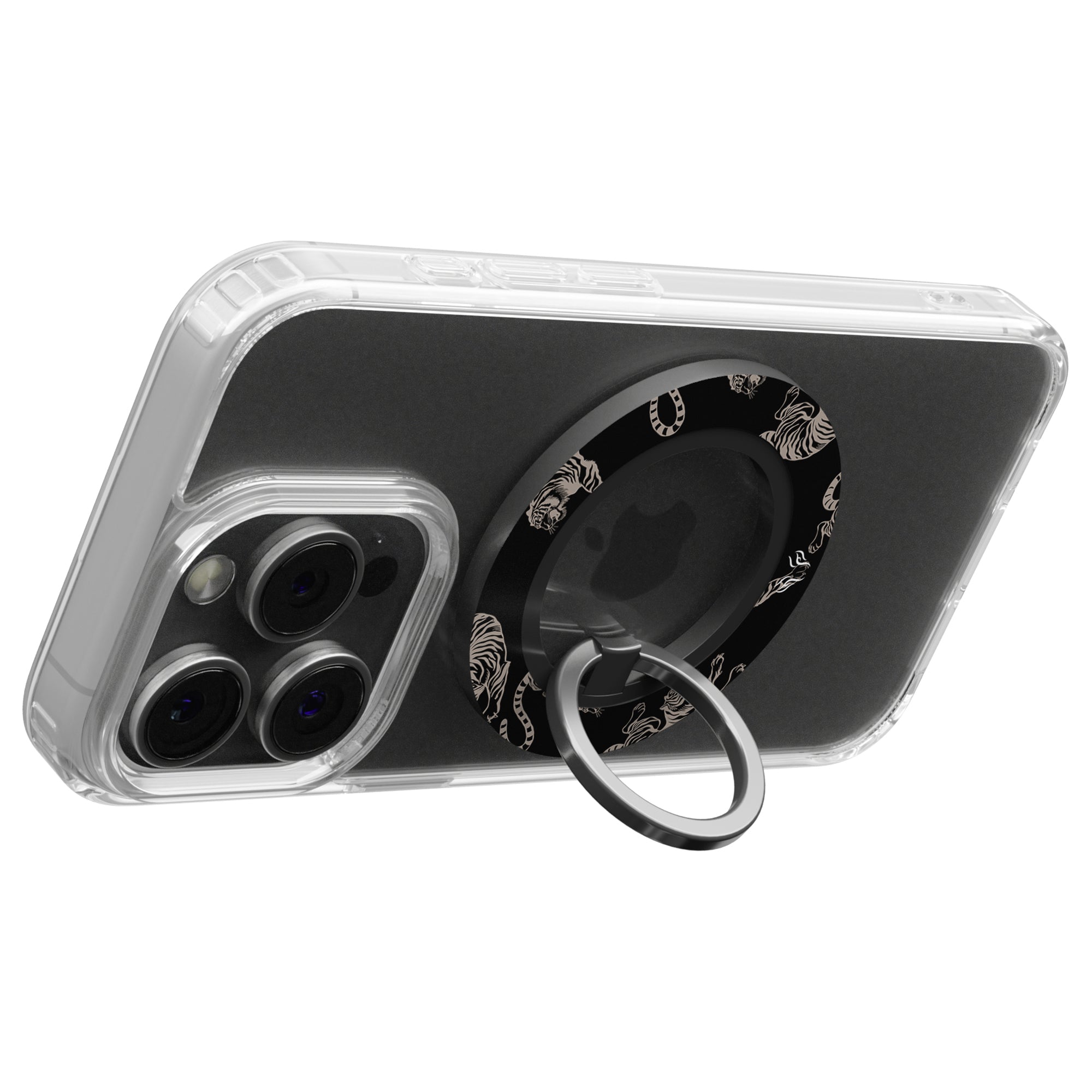 Nocturnal Tiger - Magnetring – magnetring för mobil