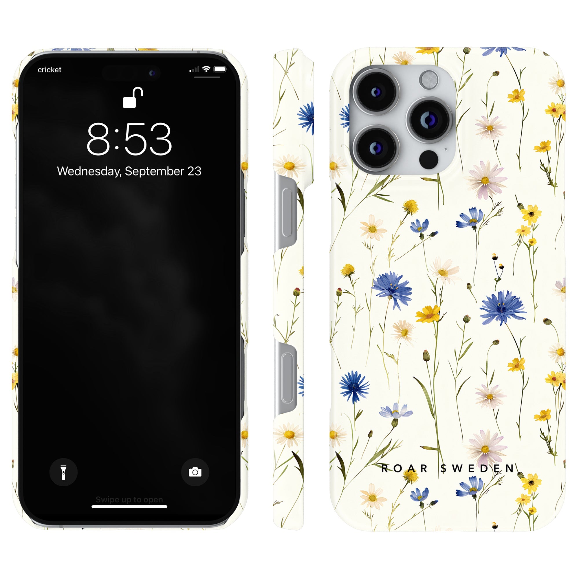 Slim mobilskal – Nordic Bloom