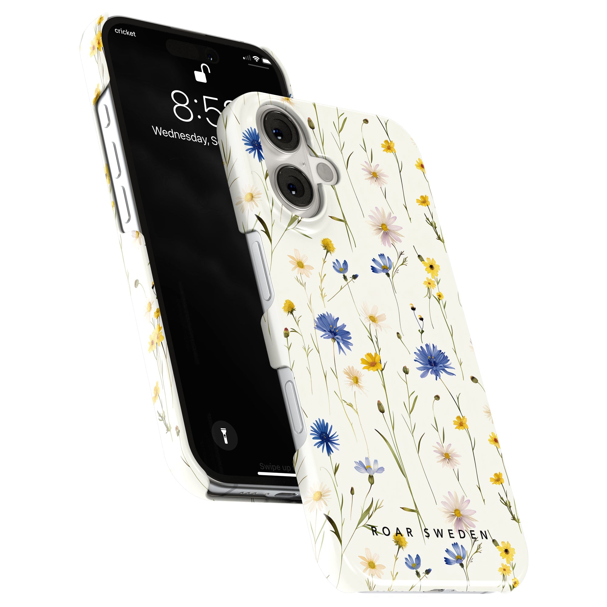 Slim mobilskal – Nordic Bloom