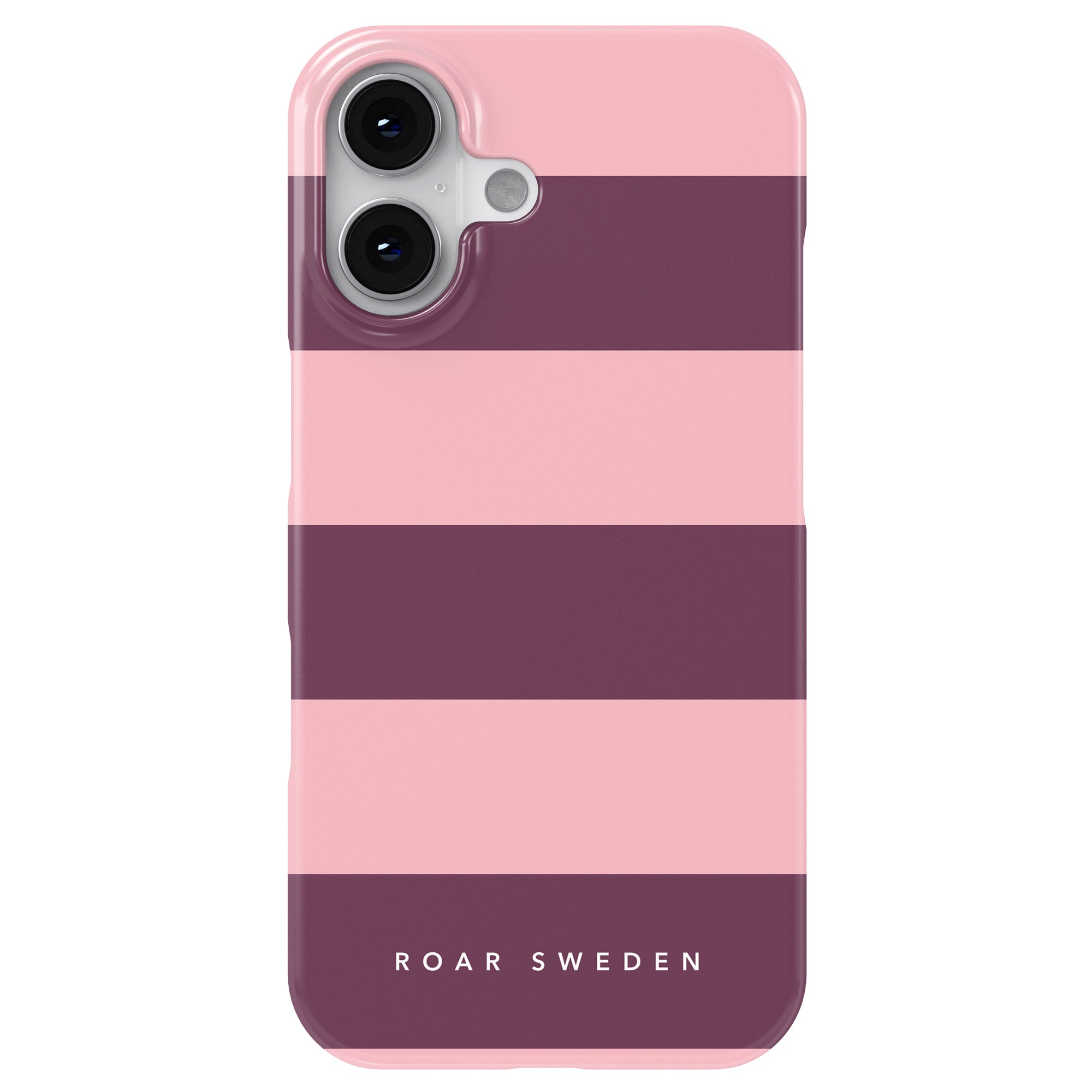 Slim mobilskal – Orchid Stripes
